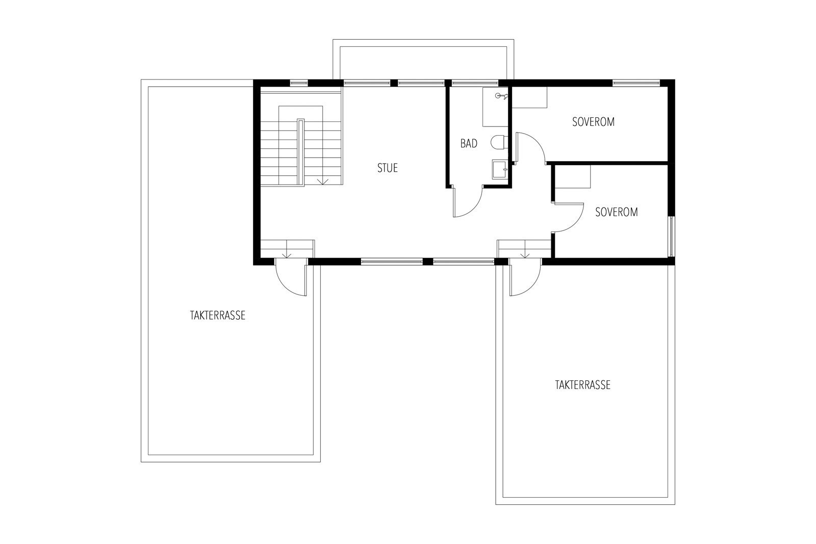 Plantegning 2.etg. Galleribilde