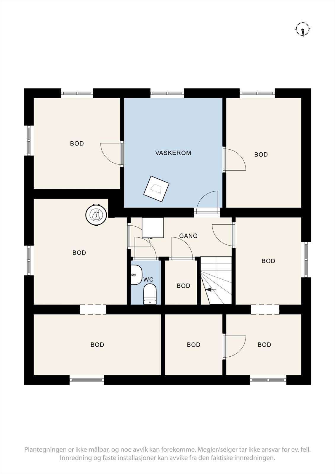 Rikelig med bodplass i kjeller Galleribilde