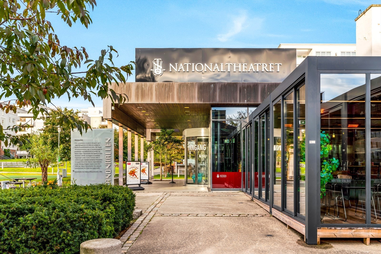 De siste årene har Kanonhallen fungert som kulturhus, og fra 2020 til 2024 ble lokalet leid av Nationaltheatret. Her har både små og store fått oppleve nyskapende scenekunst og spennende teaterformidling. Galleribilde