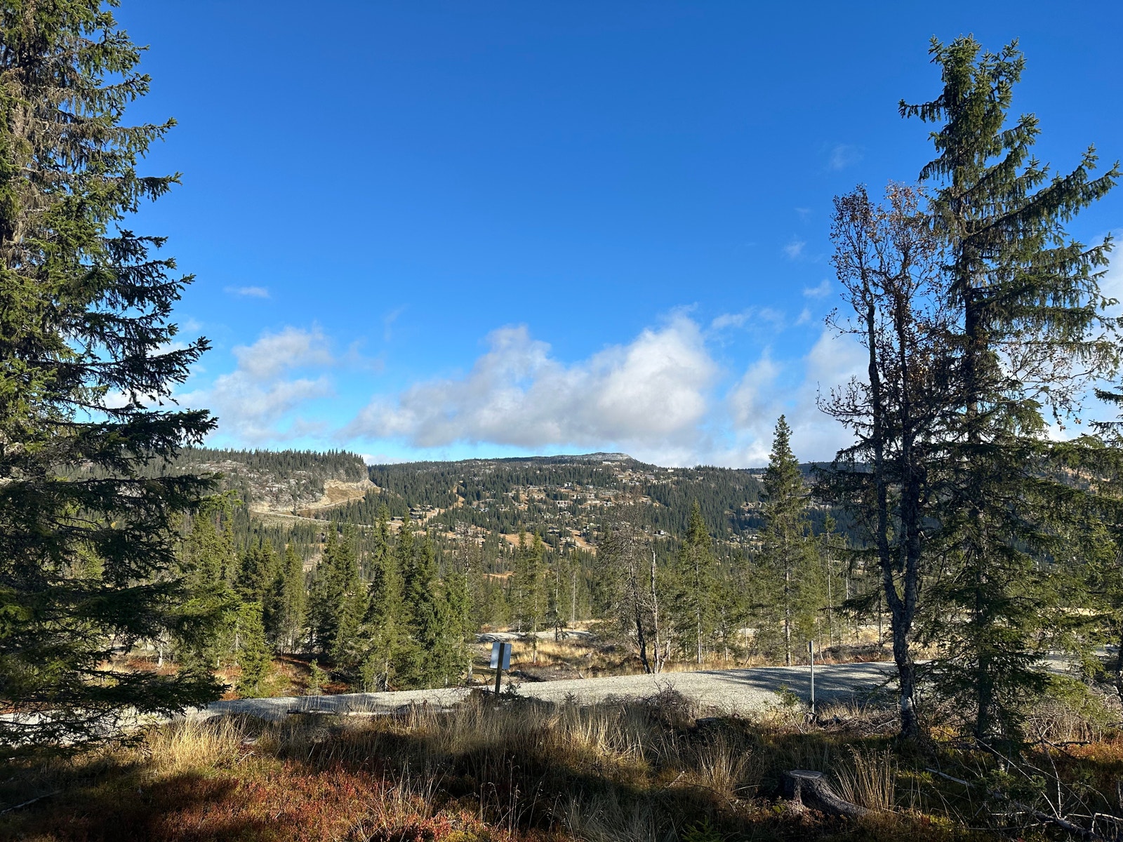 Utsikt fra tomt 67 mot vestsiden av Kvitfjell Galleribilde