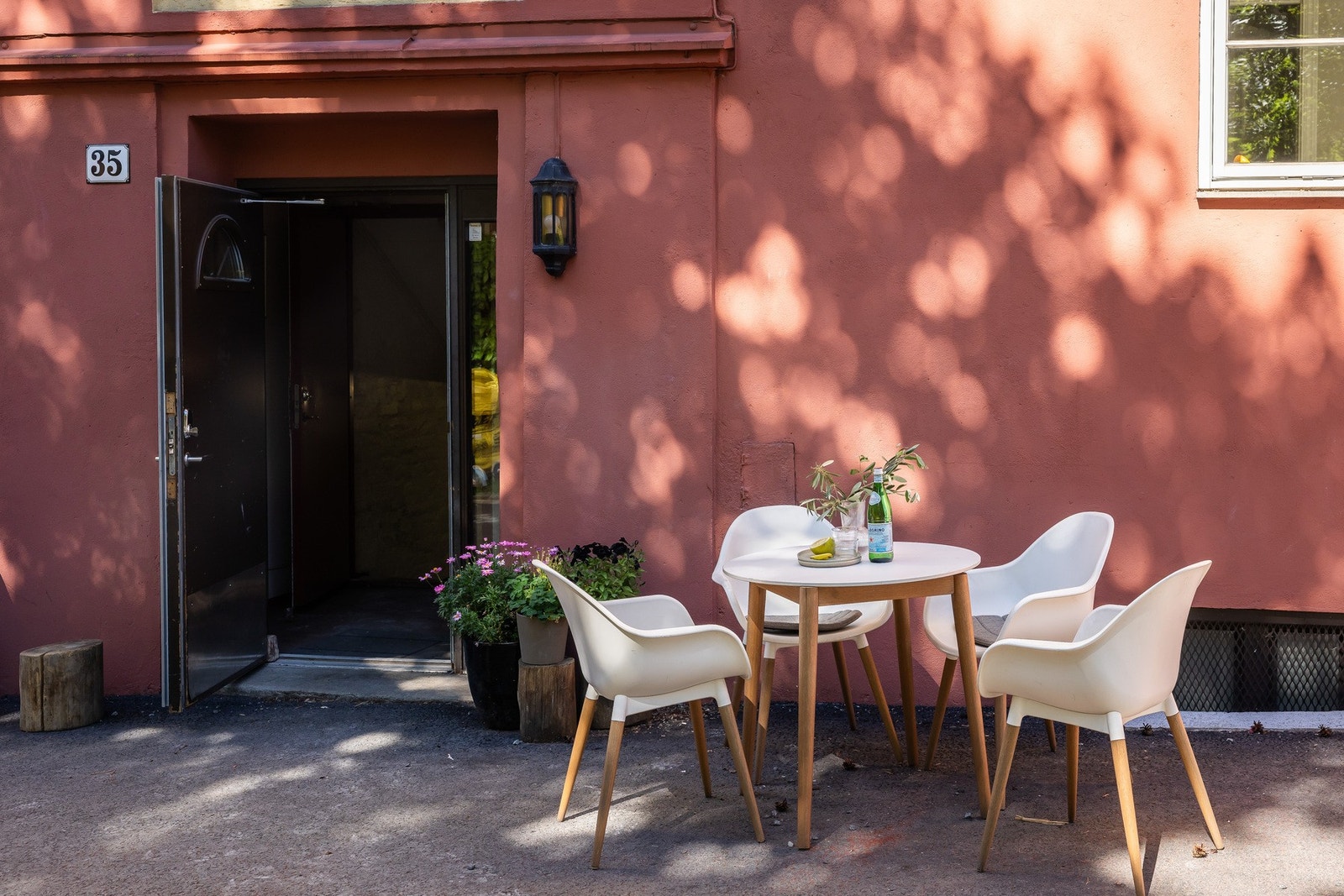 Innbydende inngangsparti. Galleribilde
