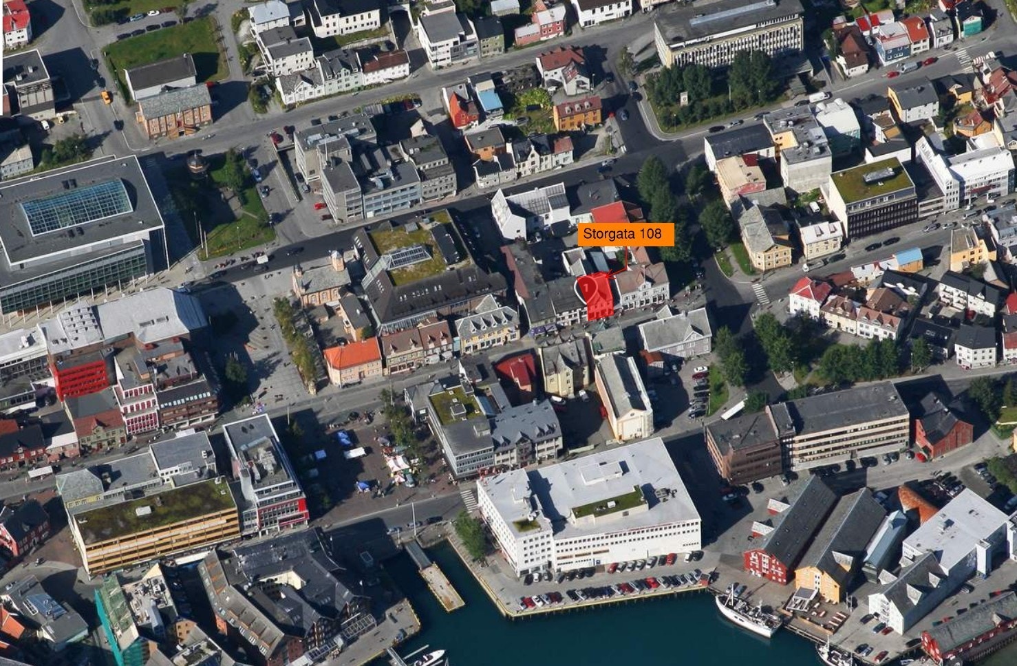 Beliggenhet Tromsø Sentrum Galleribilde