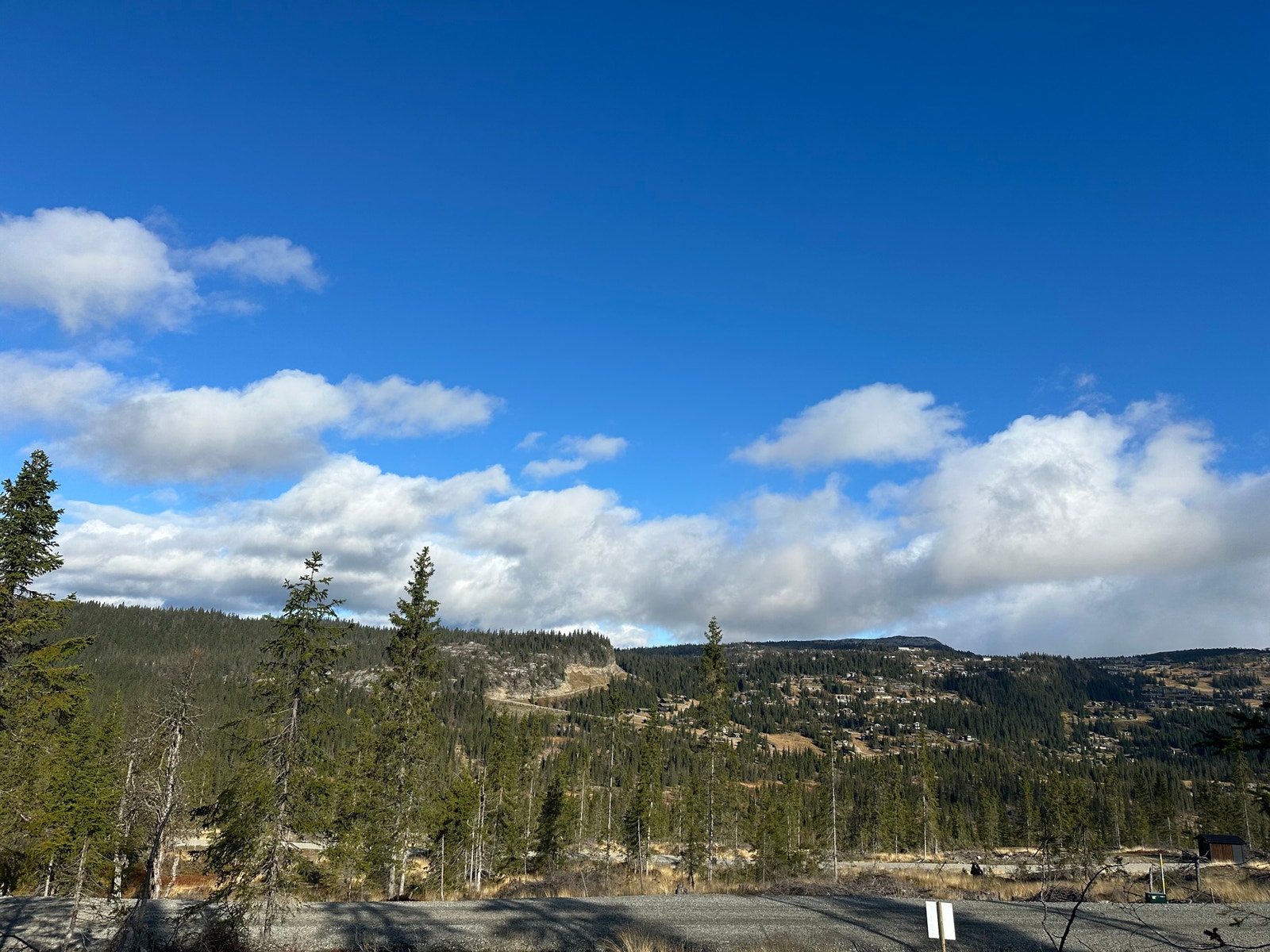 Utsikt fra tomten mot vest siden Galleribilde