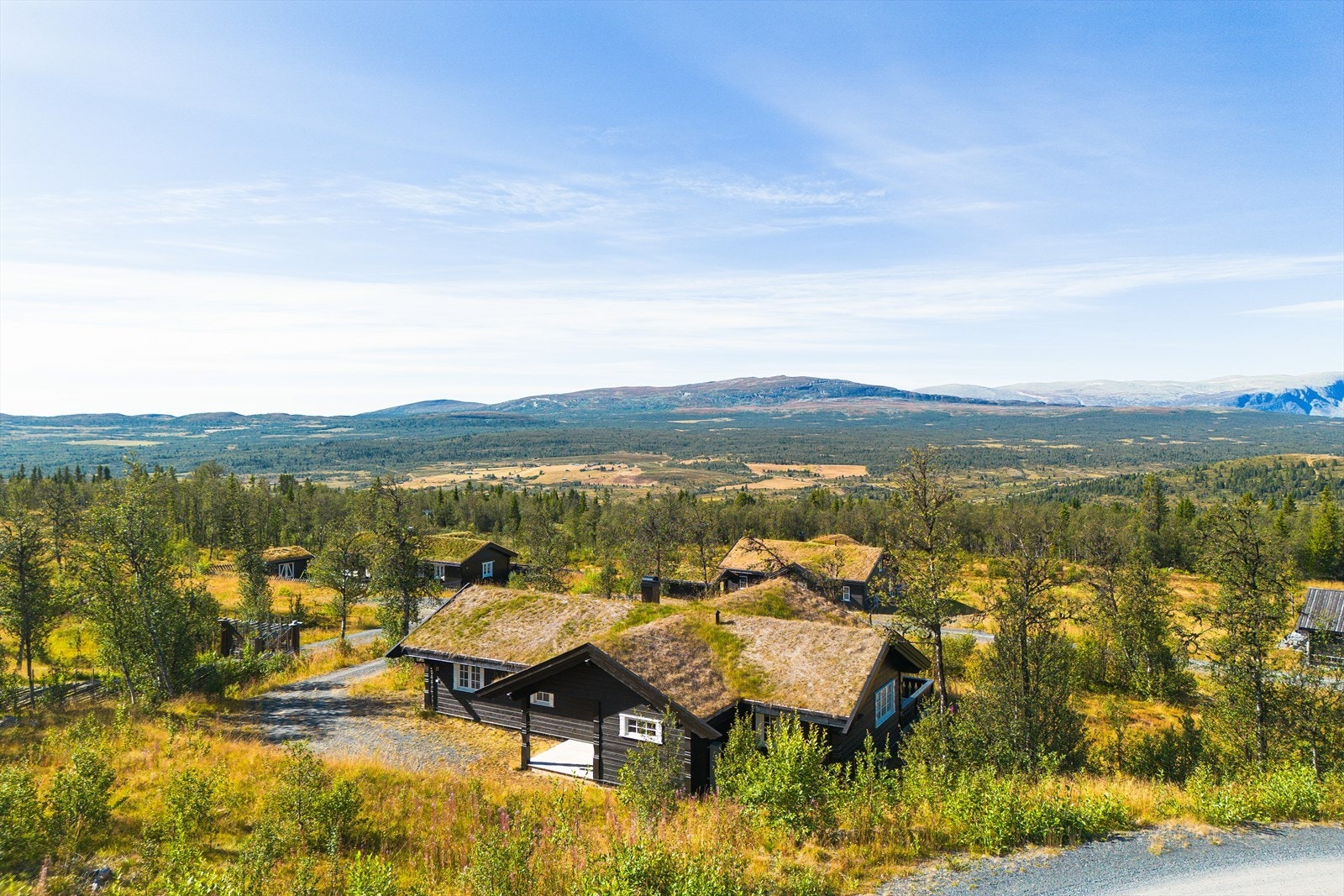 Øvre Høysetvegen 73 ligger på ca. 956 moh., og har nydelig utsikt. Galleribilde