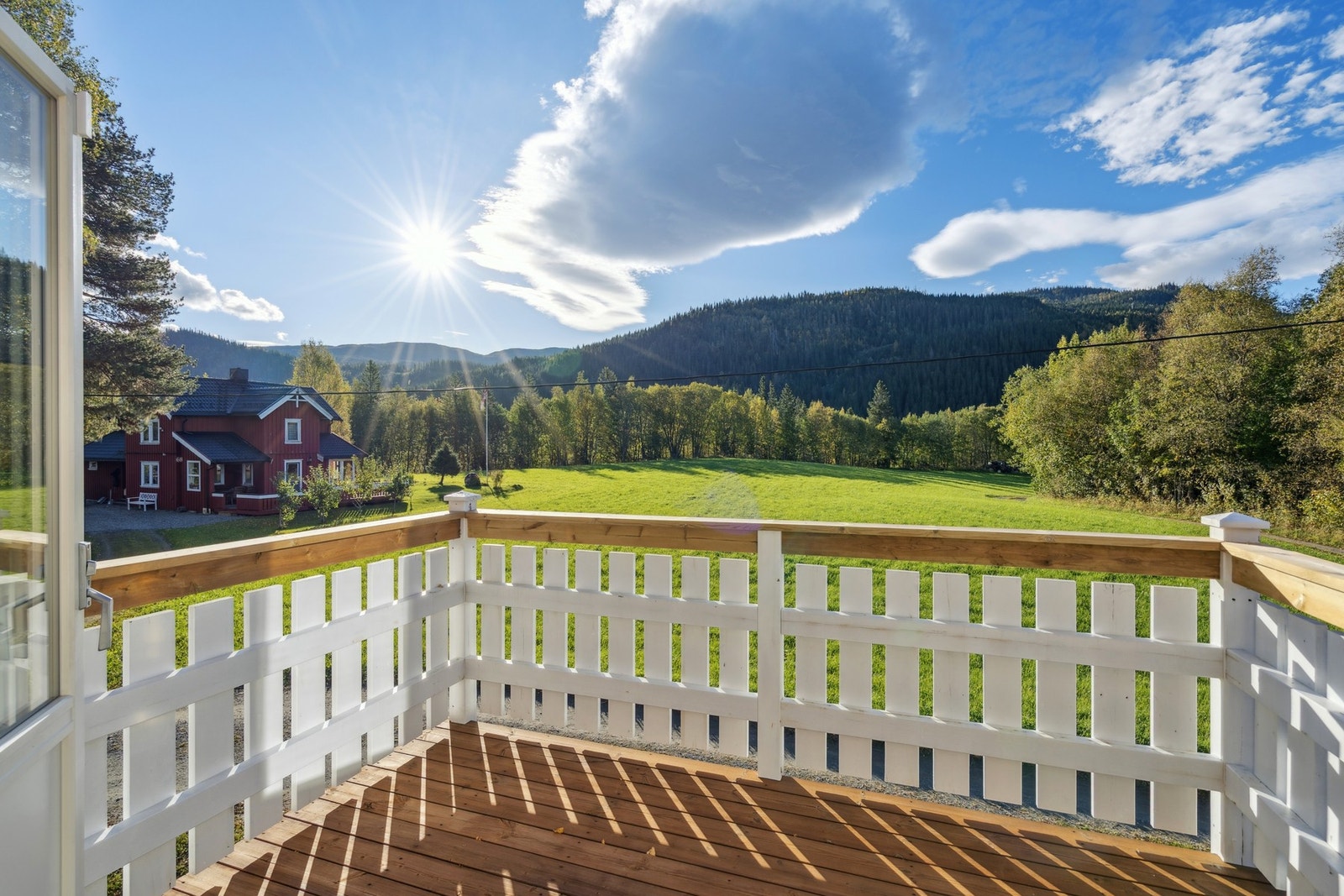 Terrasse og utsikt Galleribilde