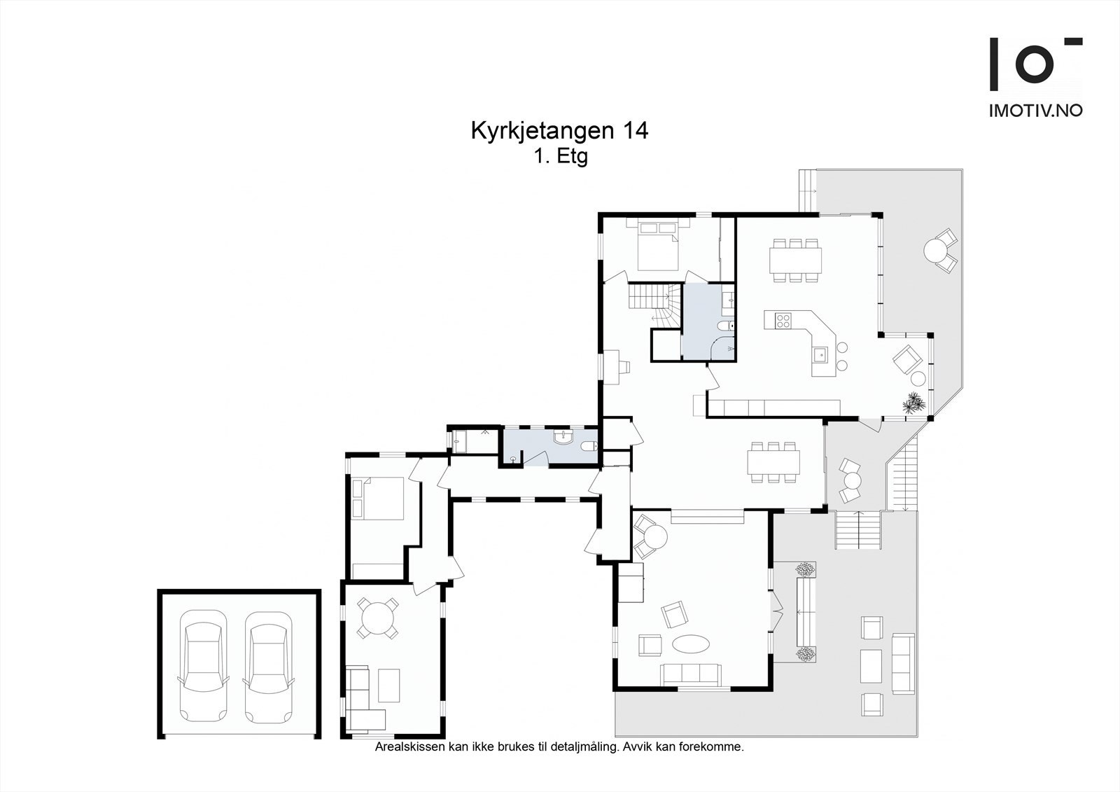 Plantegning 1. etasje Galleribilde