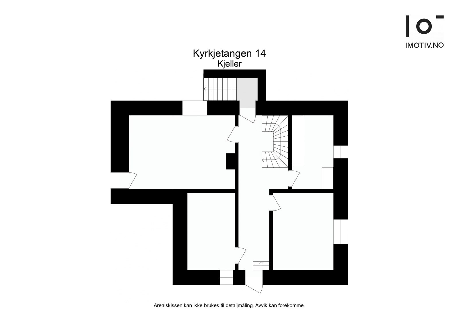 Planløsning kjeller. Her er det vaskekjeller og flere gode boder Galleribilde