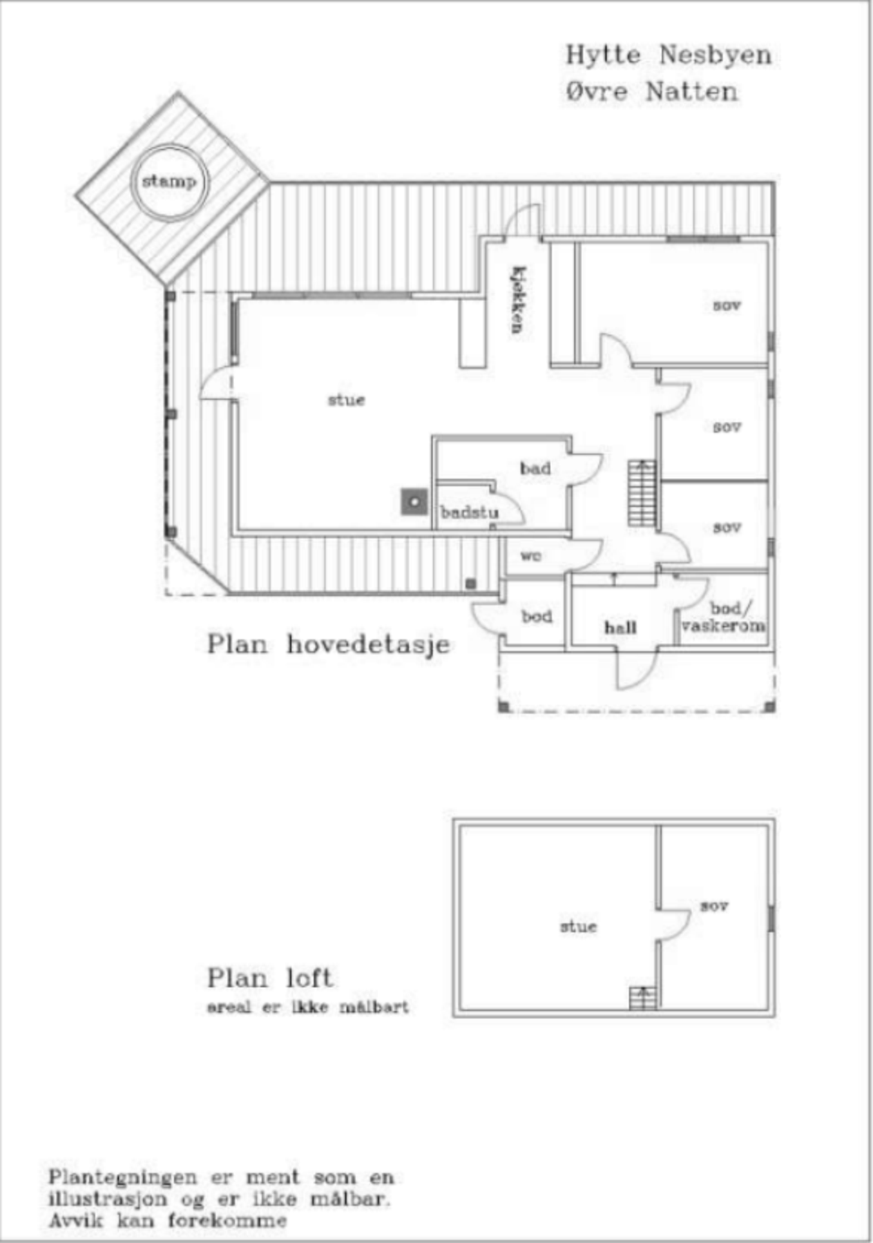 Plantegning Galleribilde