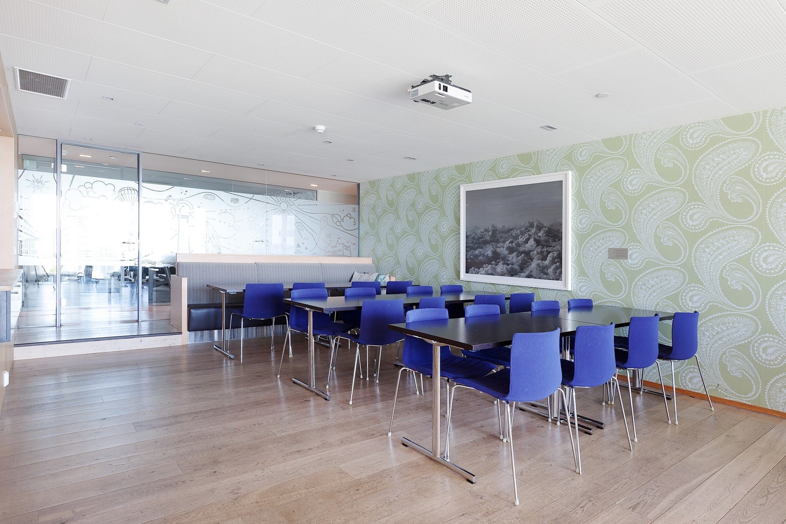 Del av lokaler i plusskonseptet. Galleribilde