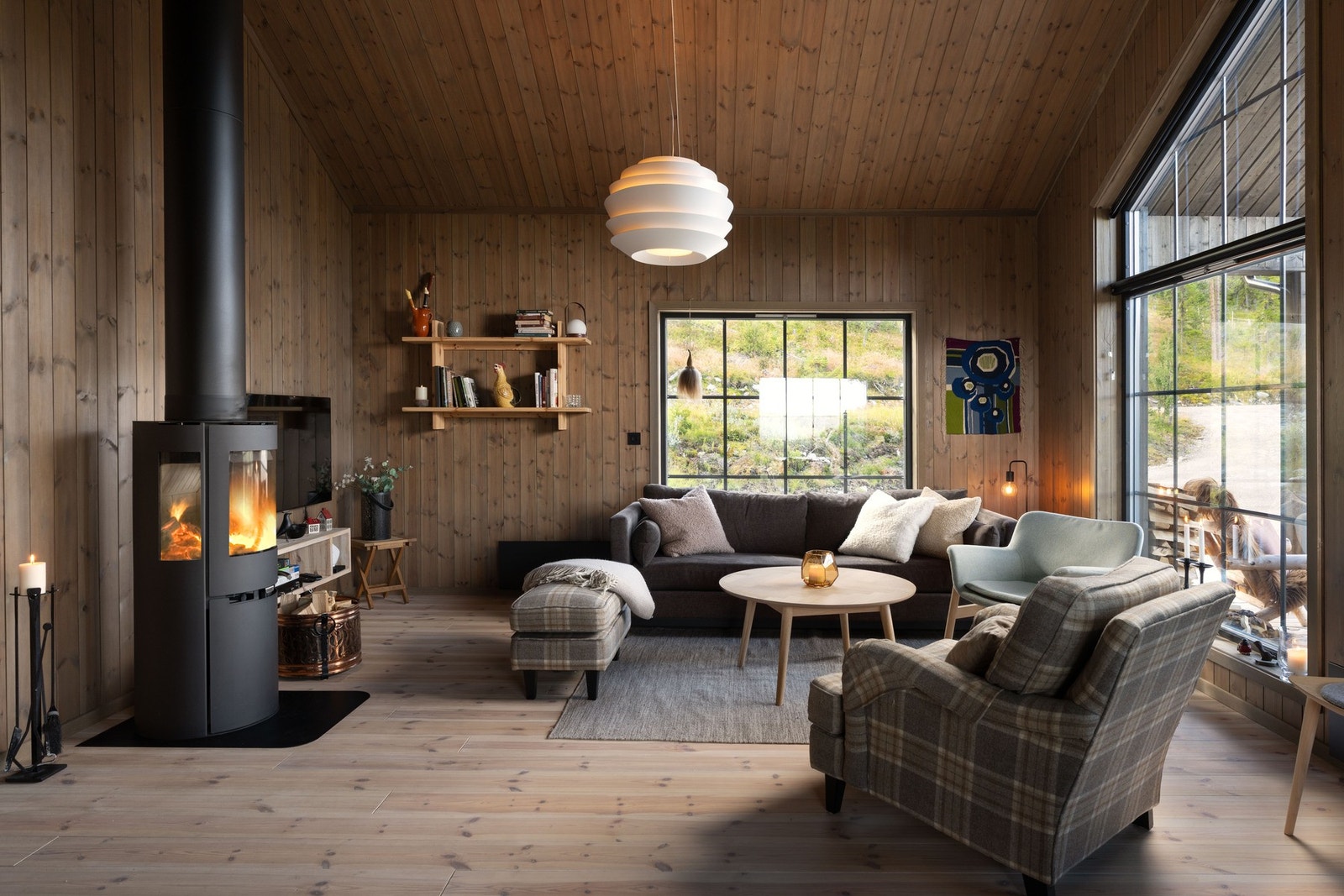 Peisovnen gir både varme og hygge. Galleribilde