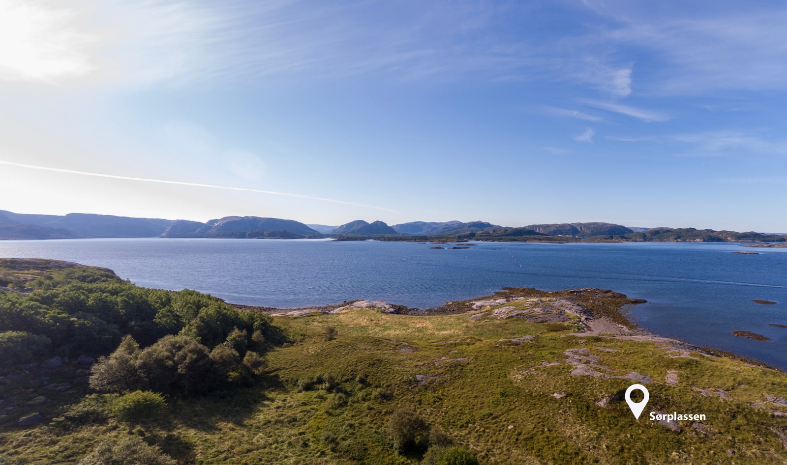 Rett opp fra Sørplassen mot vest Galleribilde
