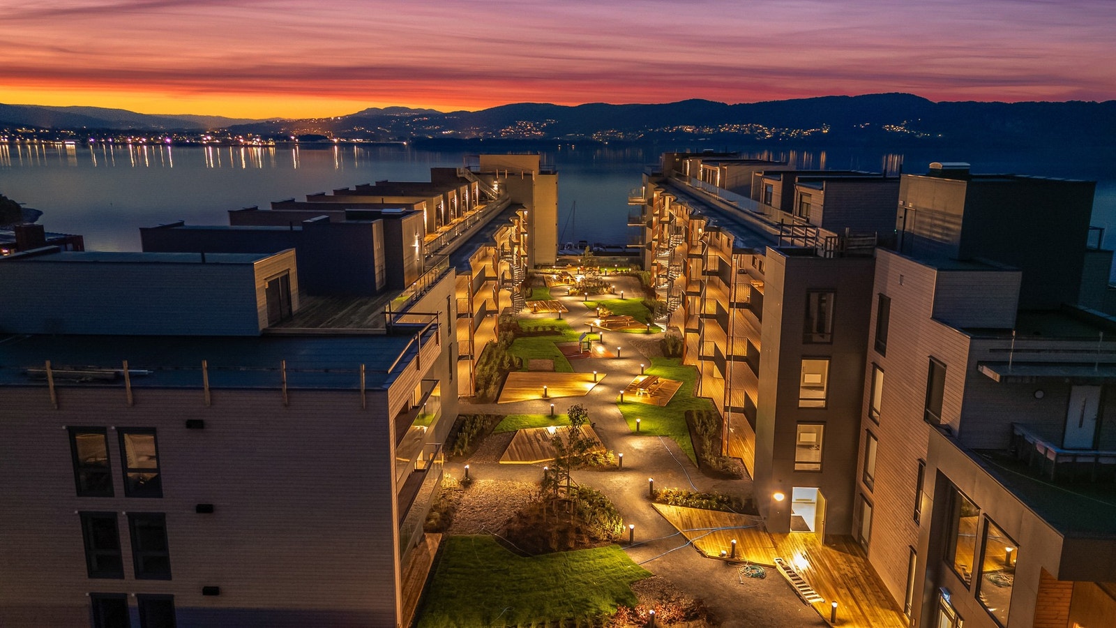 Kveldsstemning Galleribilde