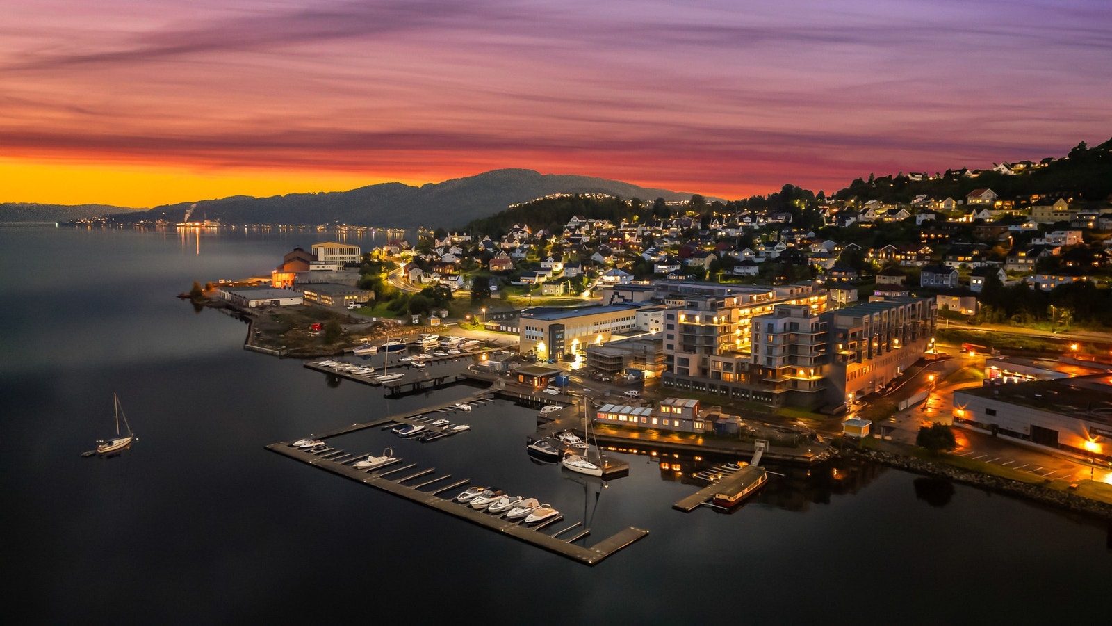 Kveldsstemning Galleribilde