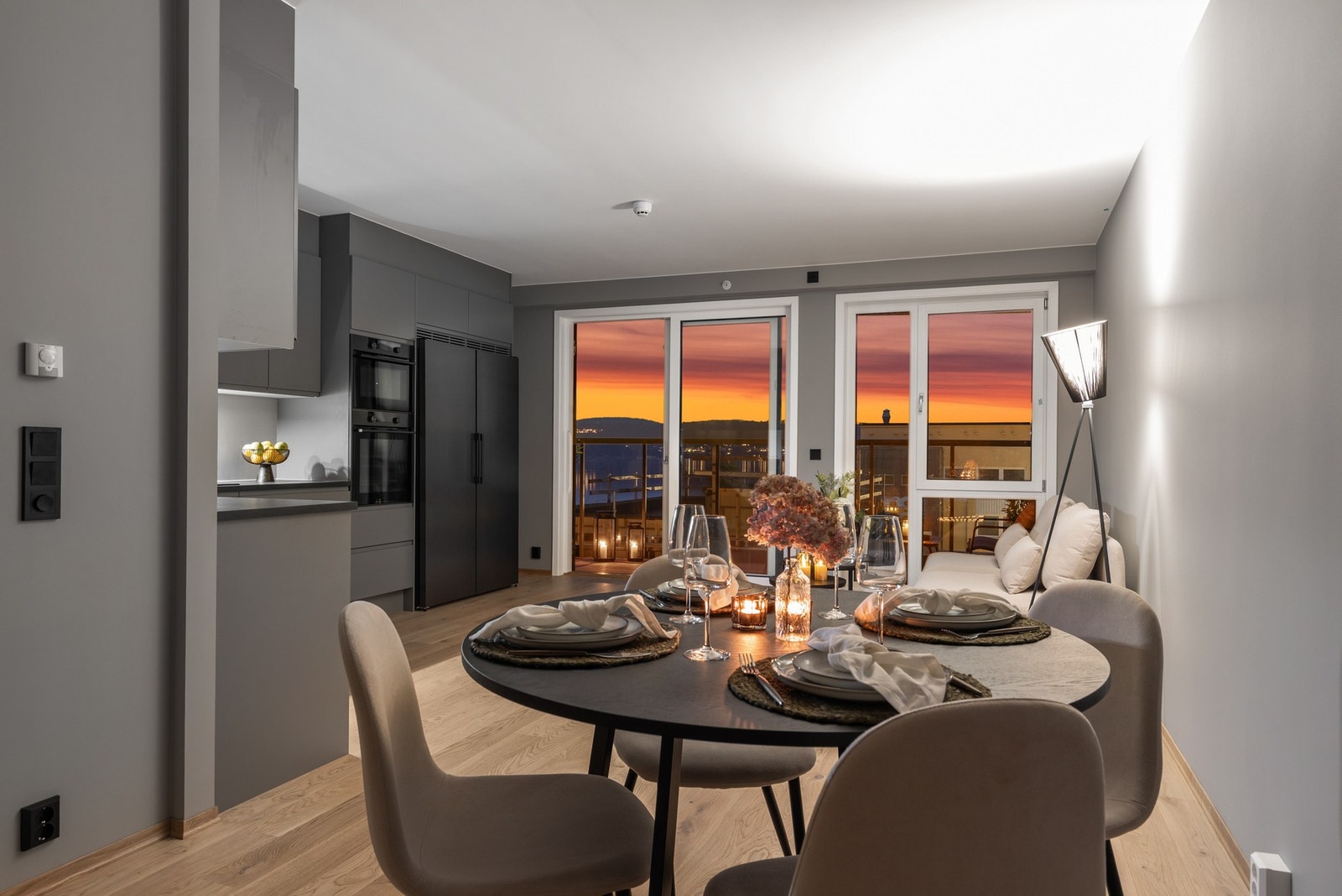 Kveldsstemning Galleribilde