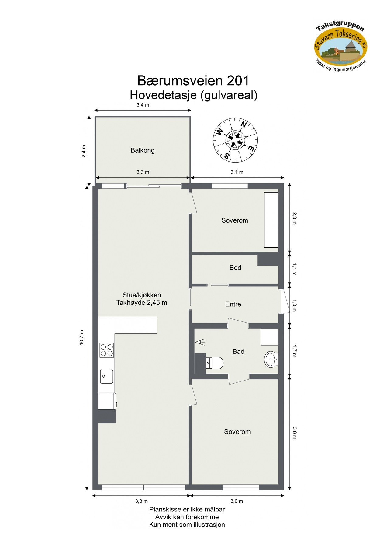 Plantegning Galleribilde
