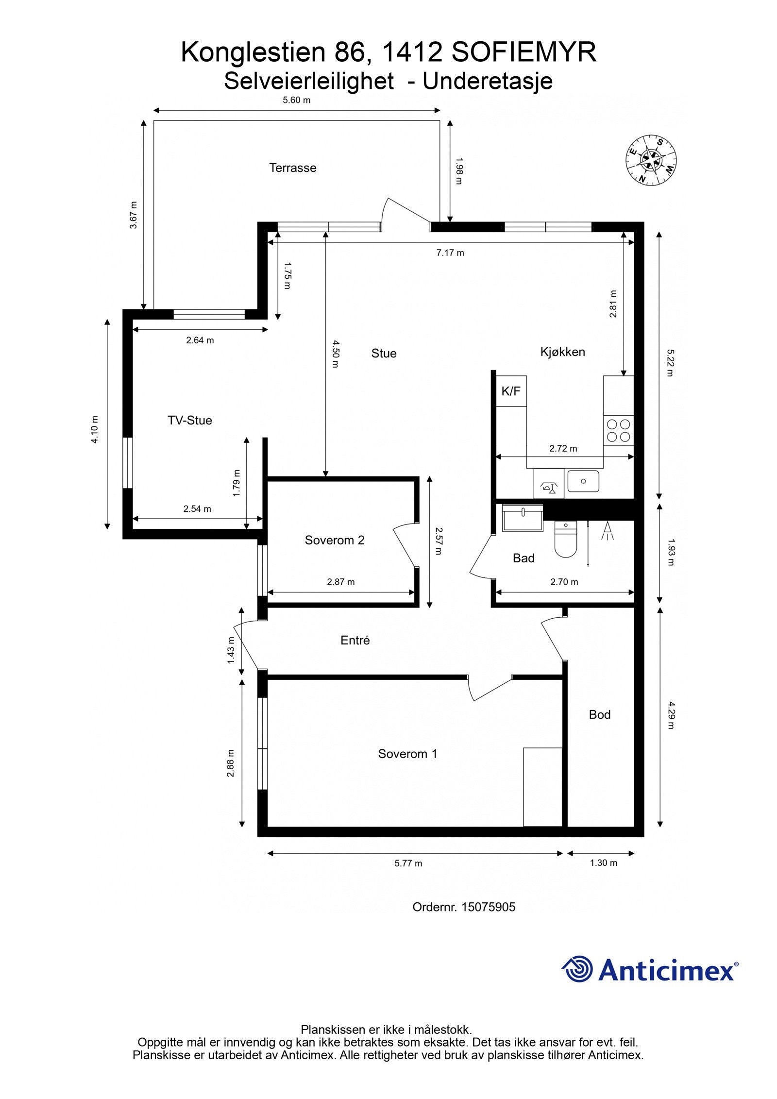 Plantegning Galleribilde