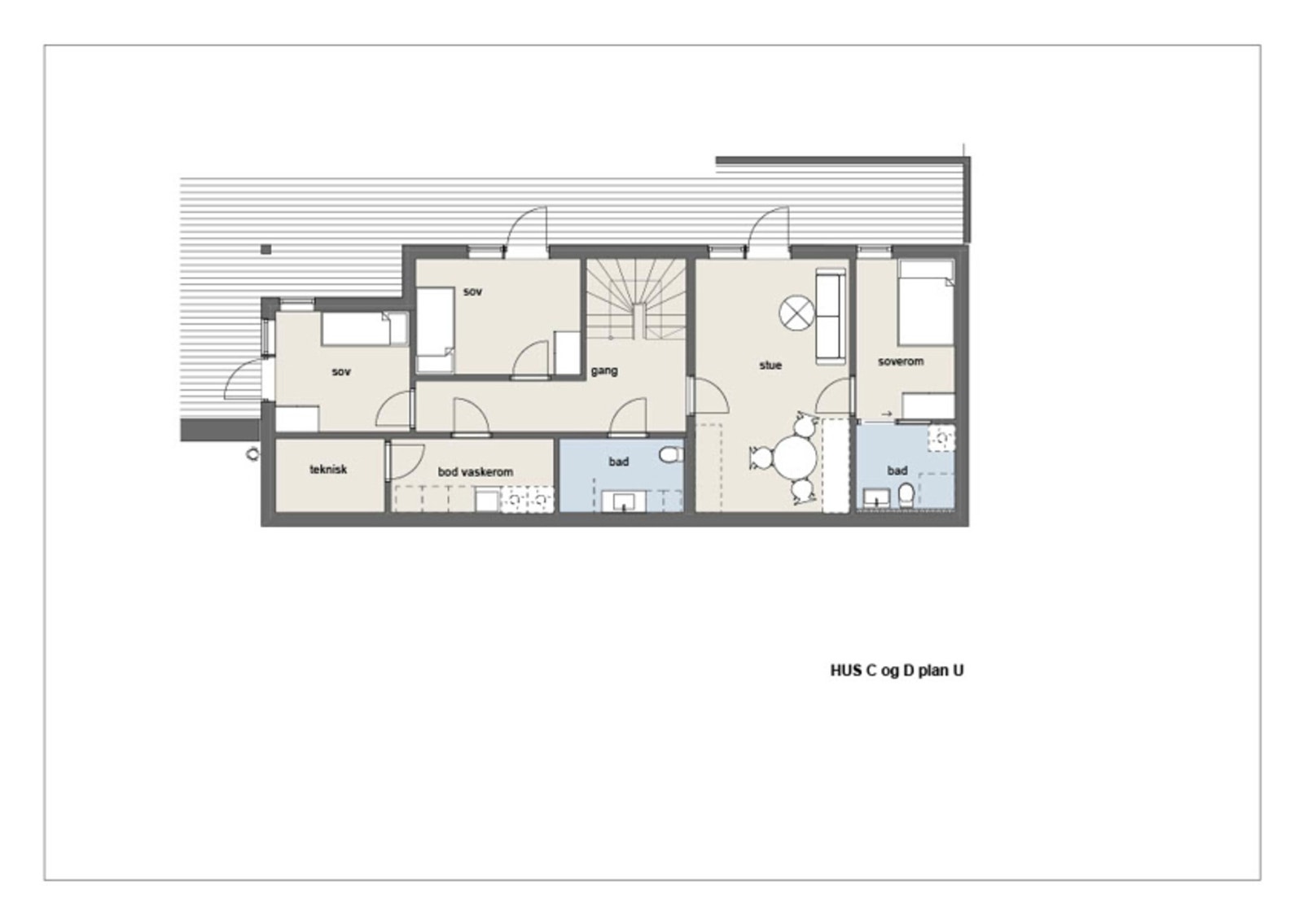 Plantegning u.etg Galleribilde