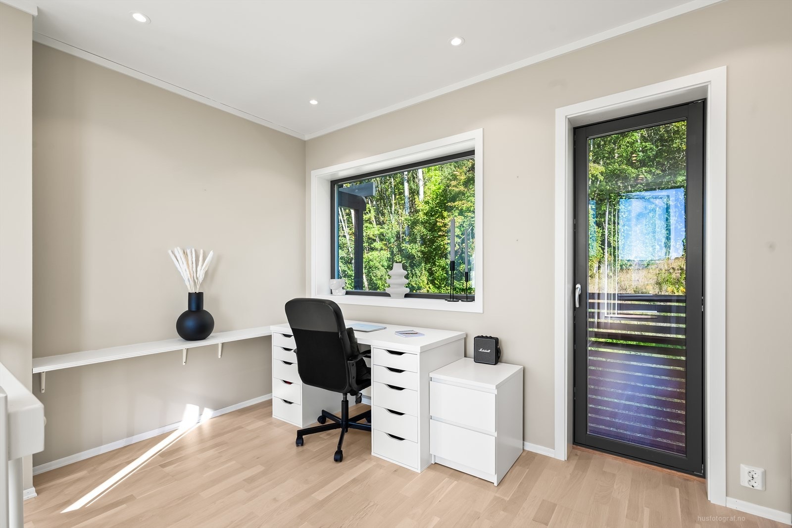 Rommet kan innredes som et ekstra soverom dersom en skulle trenge et ekstra. Galleribilde