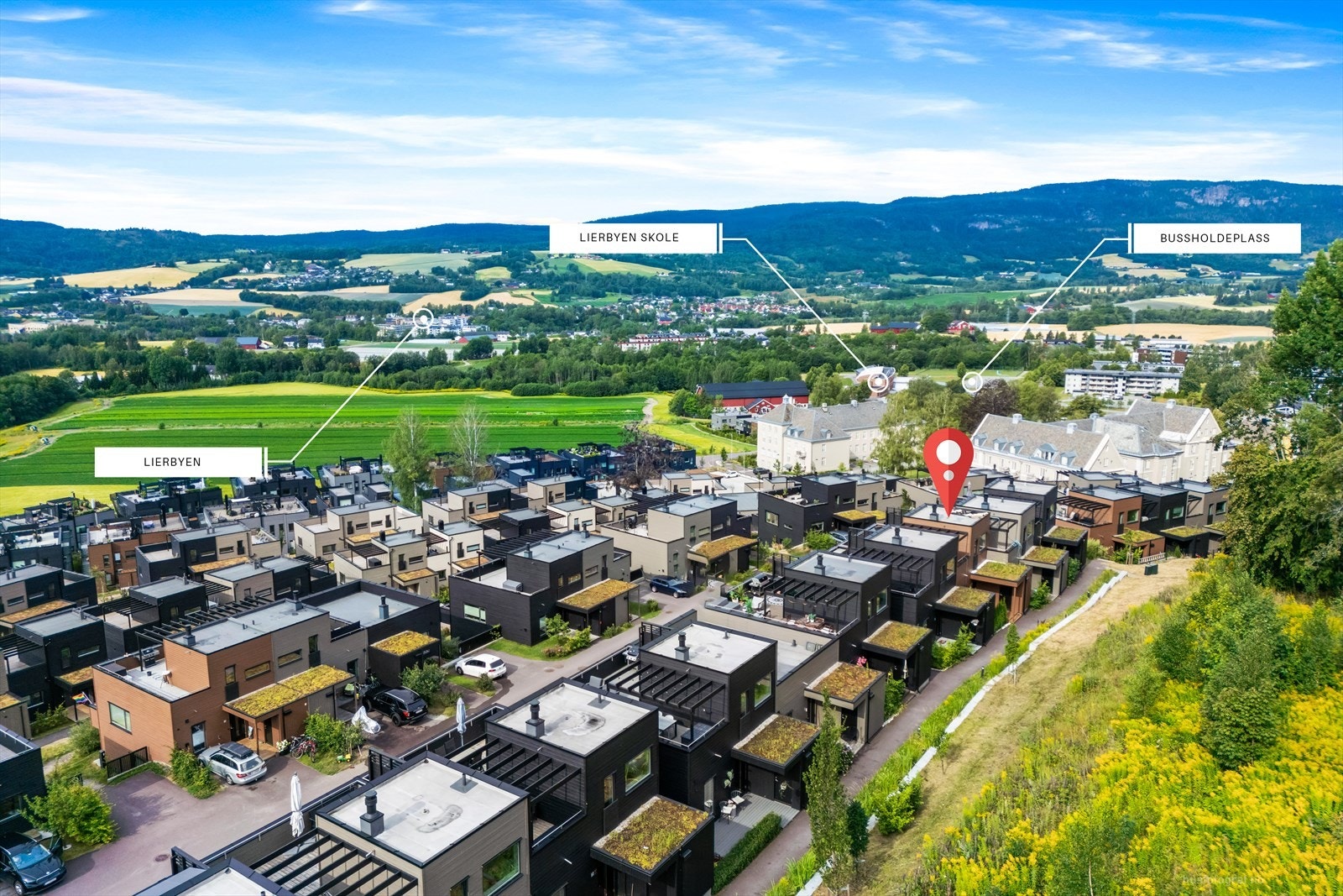 Boligen ligger i nærhet til flott natur, men også til barnehage og skoler. Galleribilde