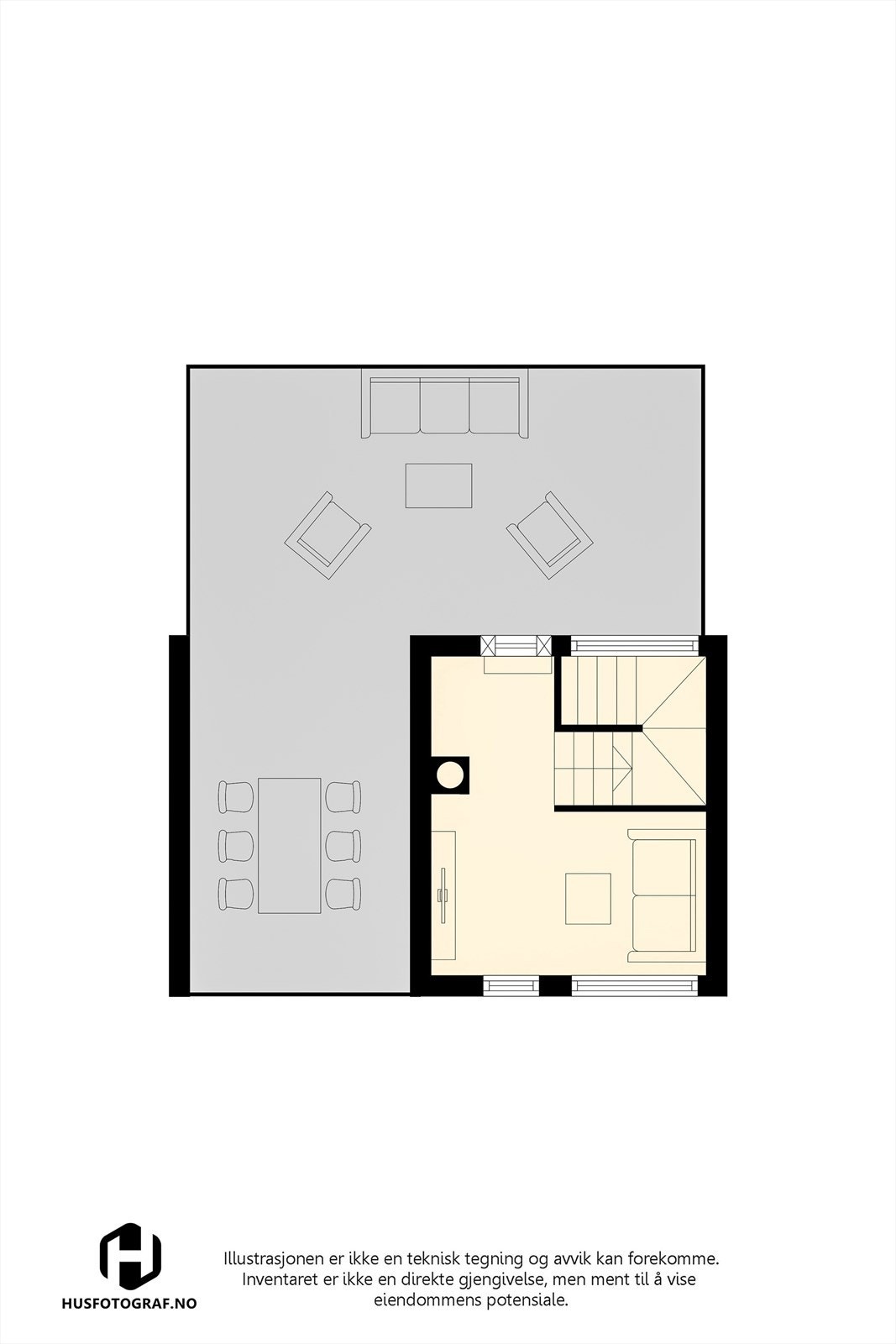 Plantegning 2.etasje. Galleribilde