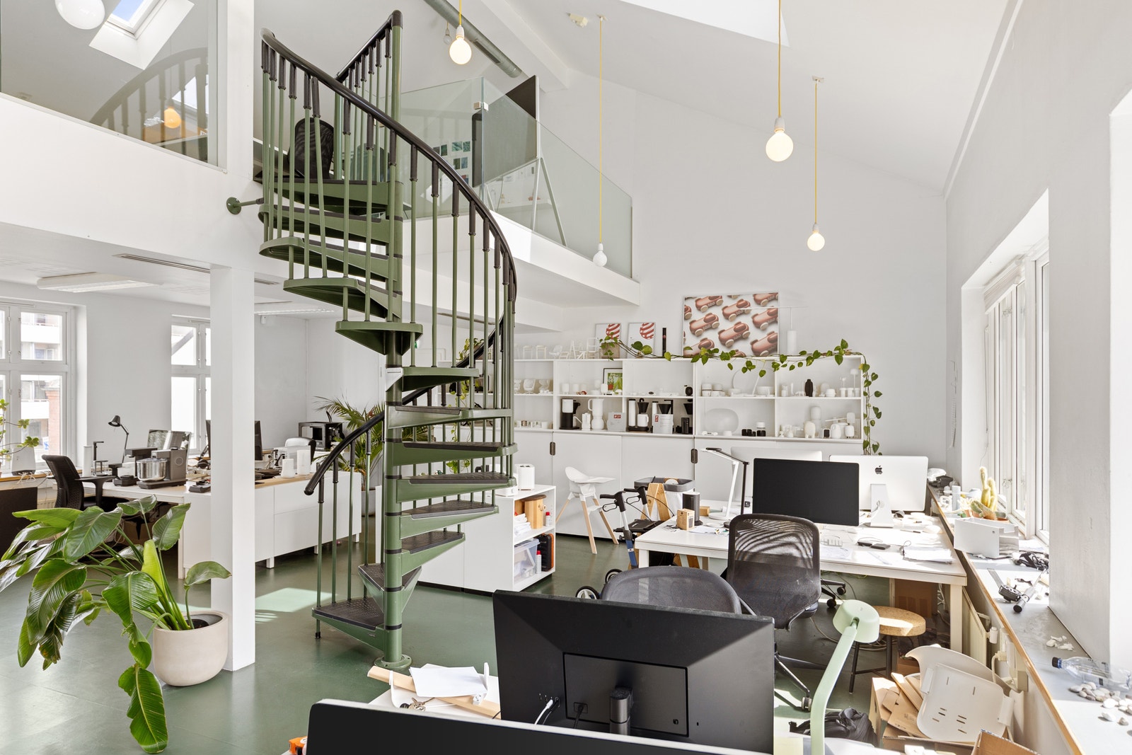 Åpent kontorlandskap i 3. etasje Galleribilde