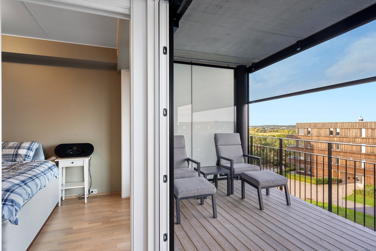 Adkomst til veranda fra stue Galleribilde