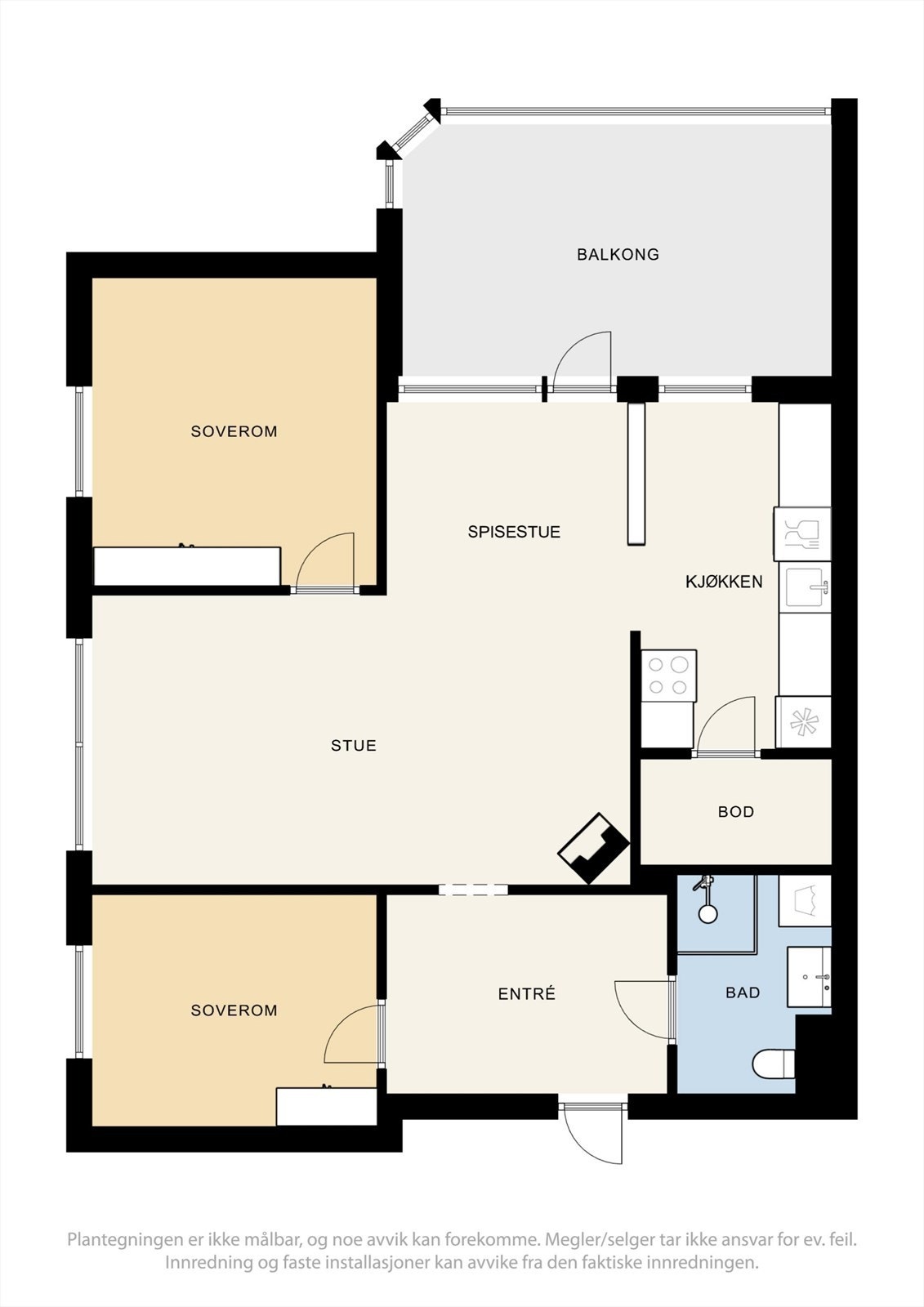 Plantegning Galleribilde