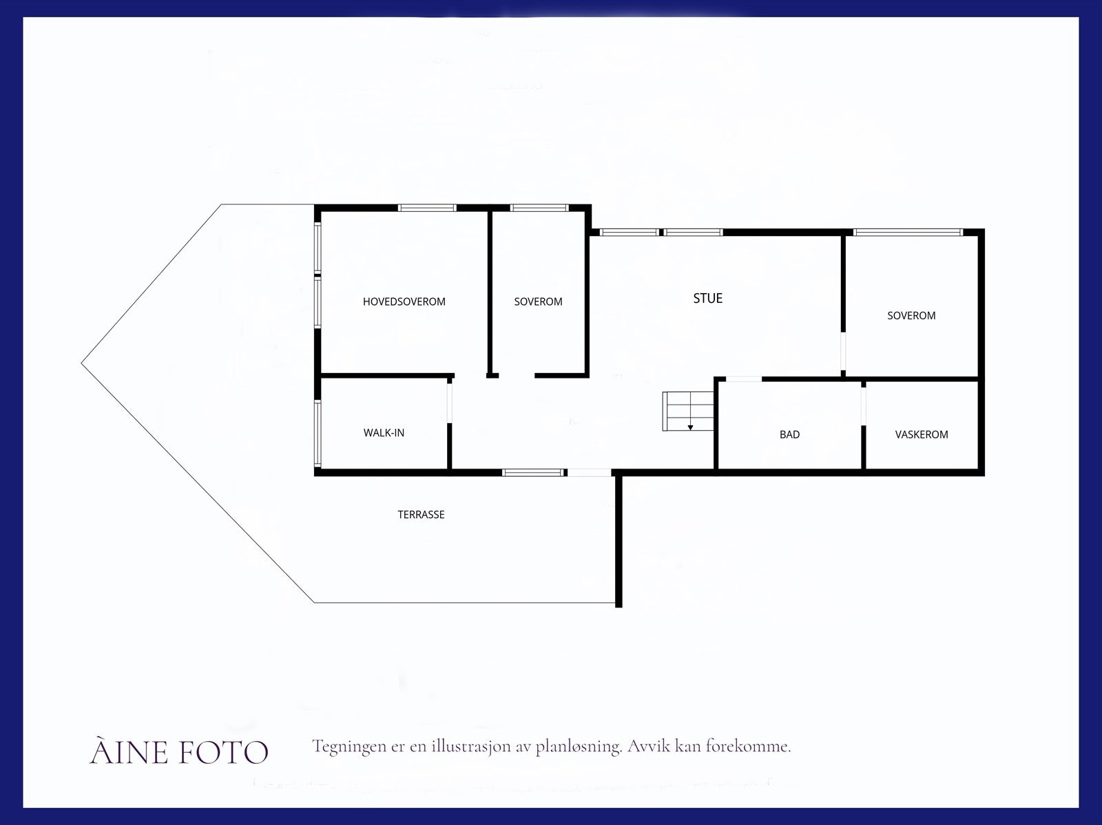 Plantegning av første etasje Galleribilde