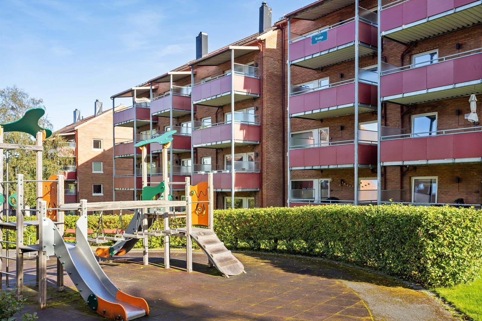 Fra borettslagets fine uteområder. Galleribilde