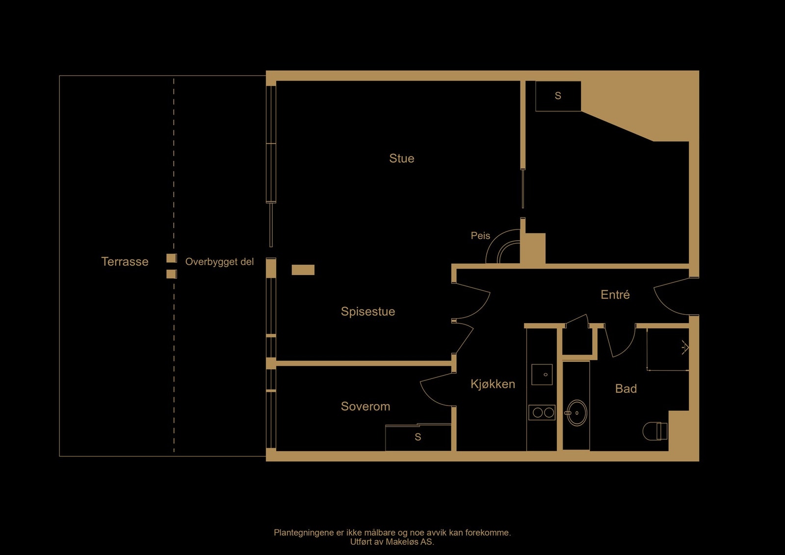 Plantegning - illustrasjon, avvik kan forekomme Galleribilde
