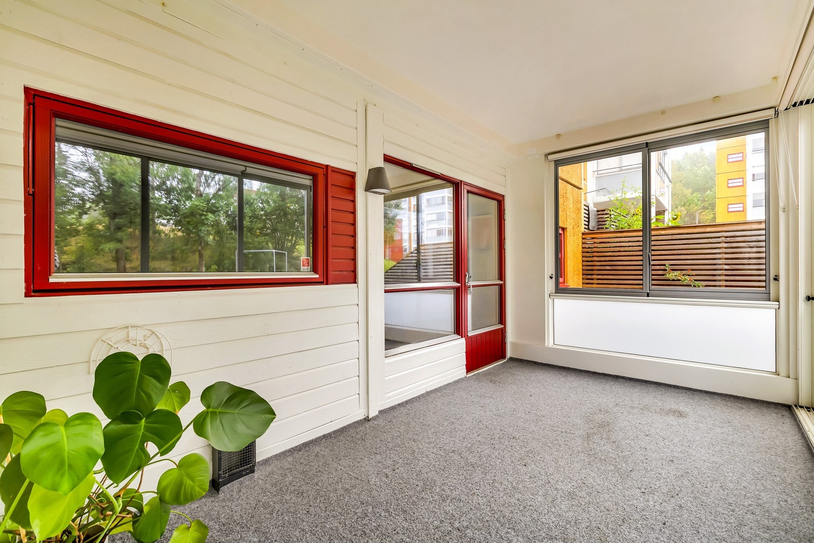 Innglasset veranda Galleribilde