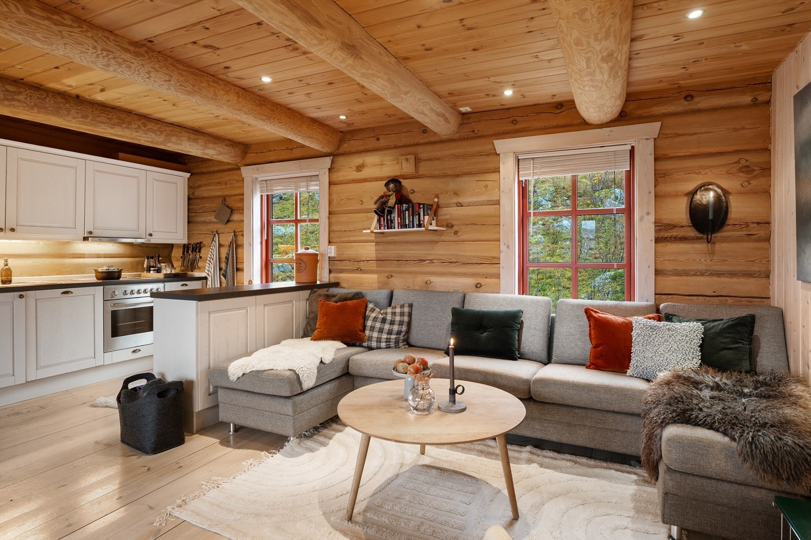 Åpen og sosial kjøkkenløsning Galleribilde