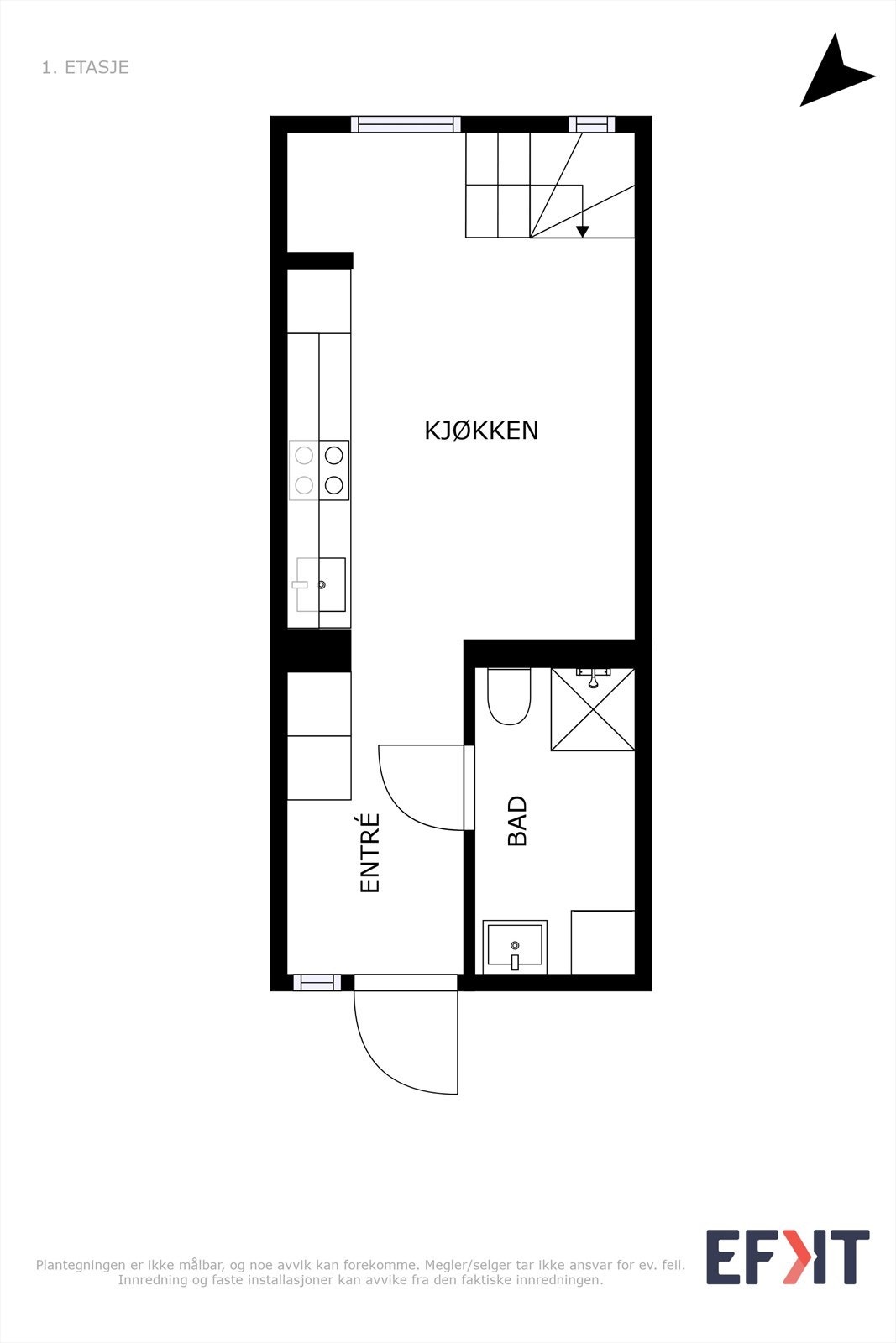 Plantegning 1.etasje. Galleribilde