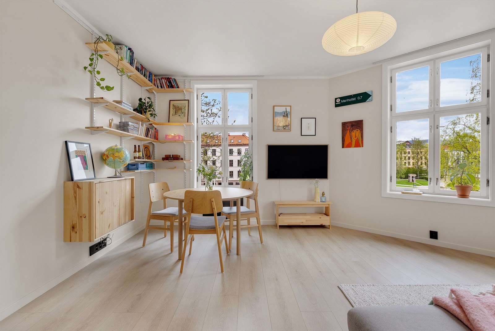 Utsyn mot vakre Birkelunden Galleribilde