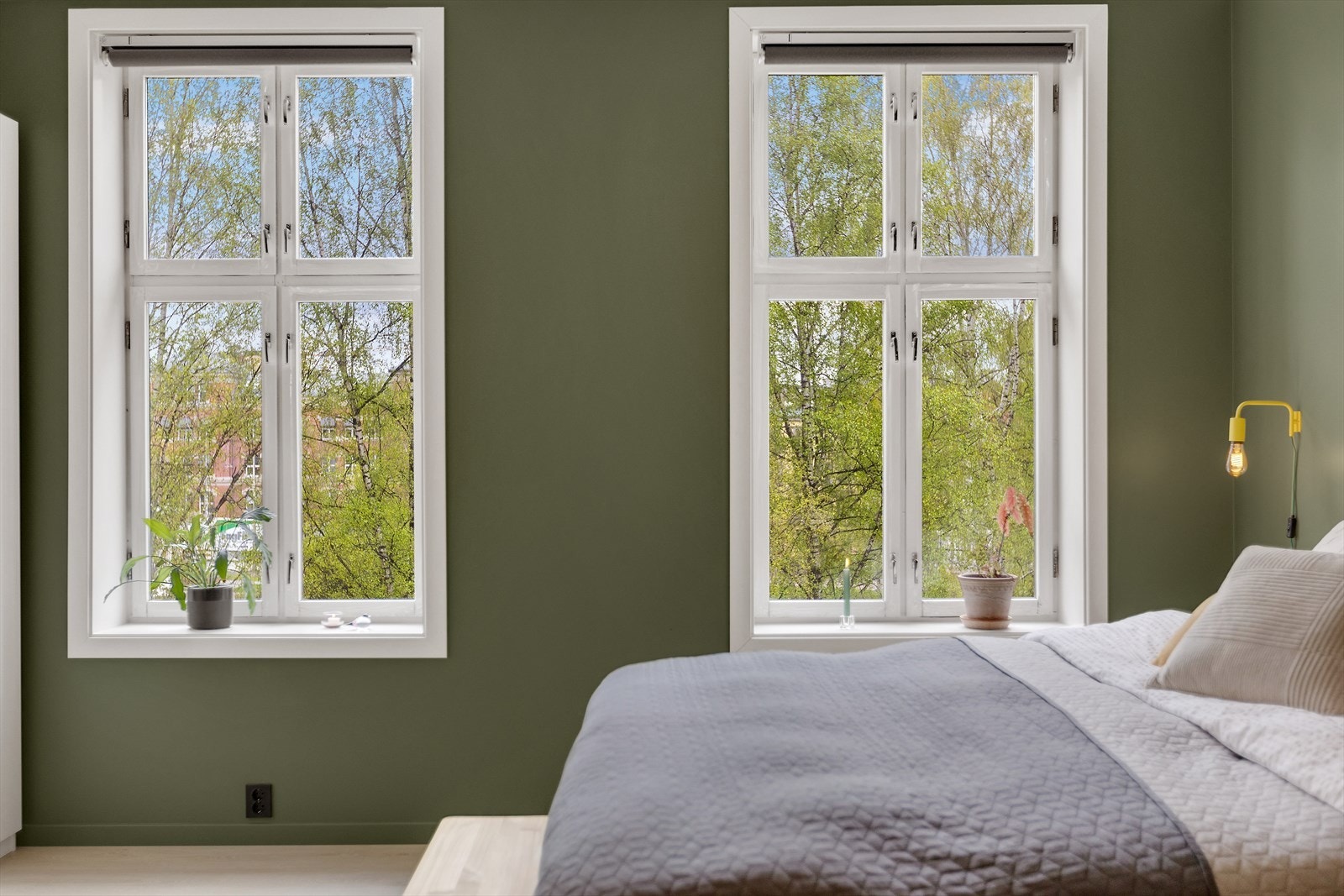 Nydelig utsyn fra soverommet Galleribilde