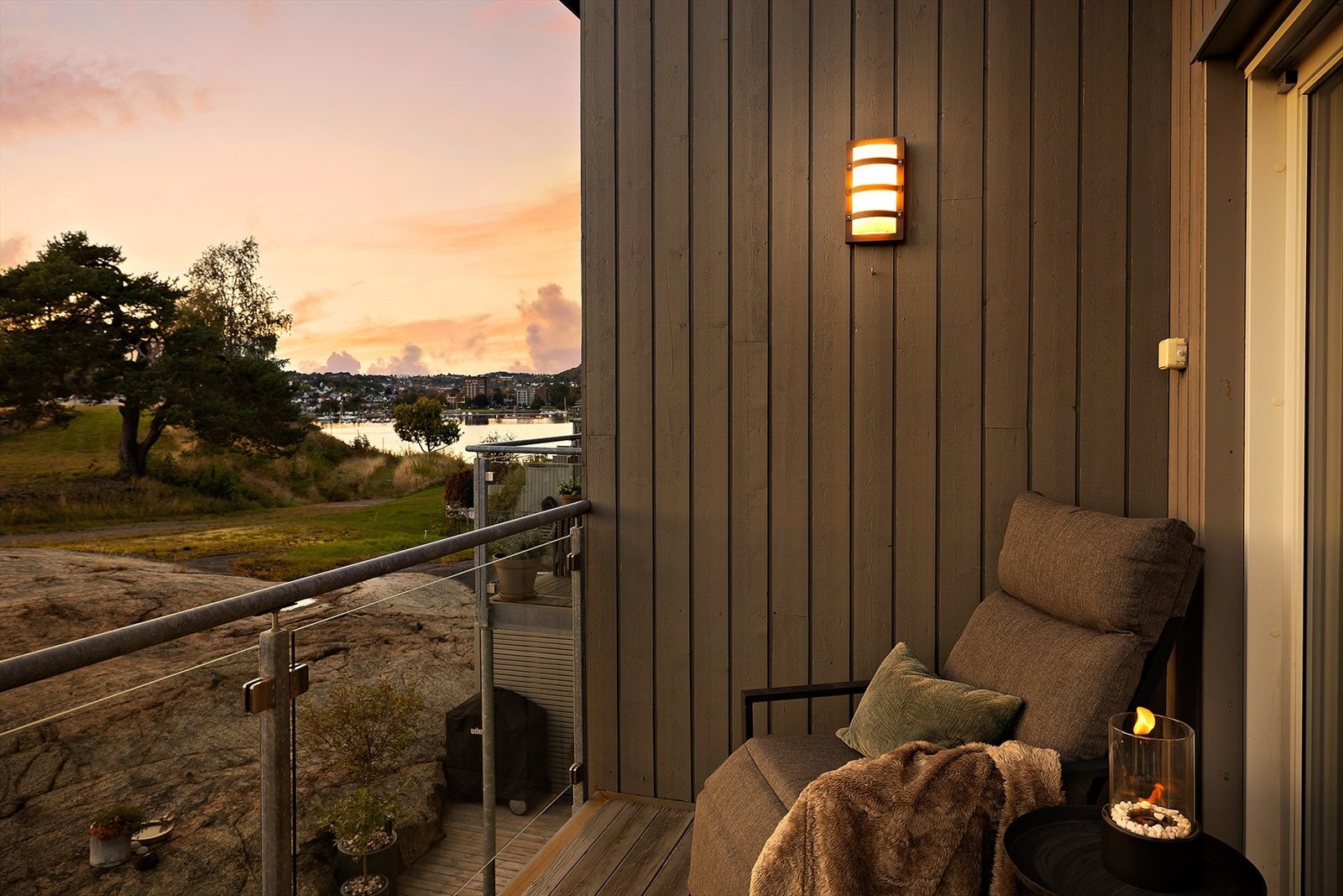 Her har du også utsikt mot sentrum Galleribilde