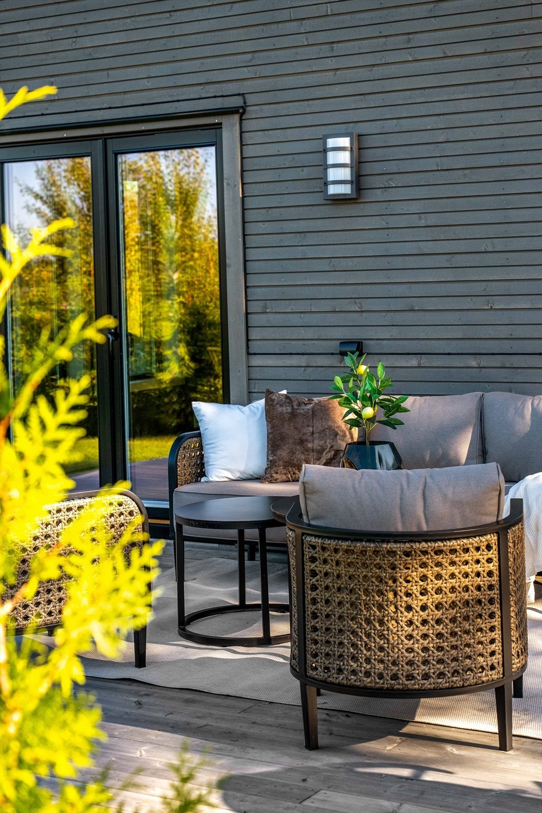 Stedvis skrånende tomt gir variasjon og karakter. Galleribilde