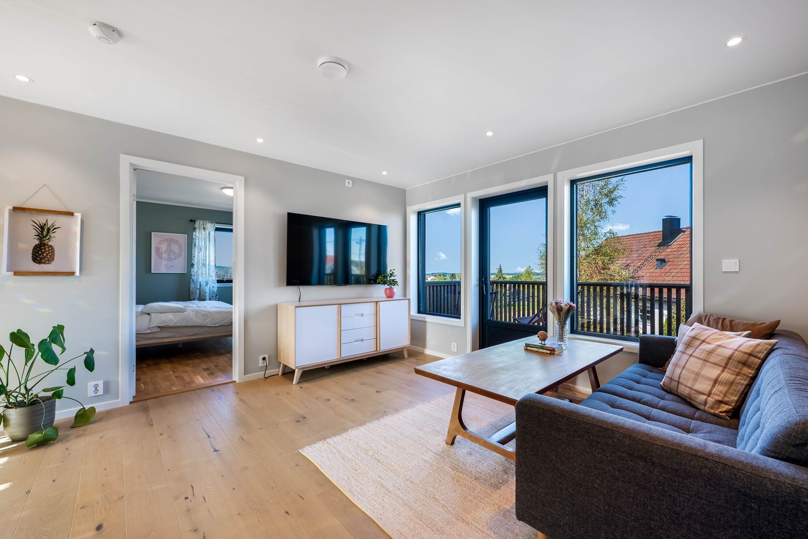 Ekstra stue i soveromsetasjen - perfekt som fellesareal eller for å trekke seg tilbake. Galleribilde