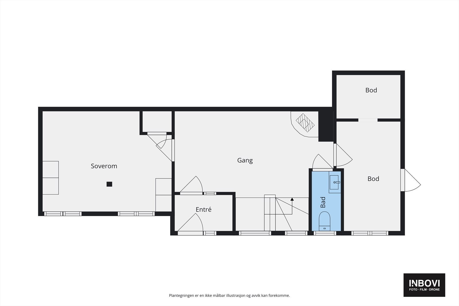 Plantegning underetasje. Galleribilde