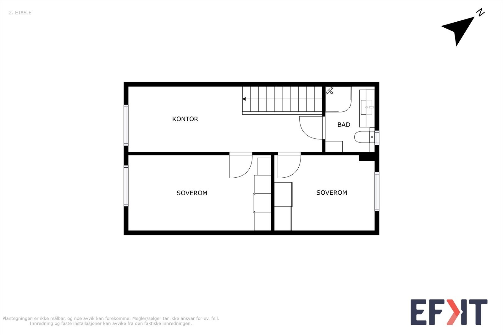 Plantegning 2. etg. Galleribilde