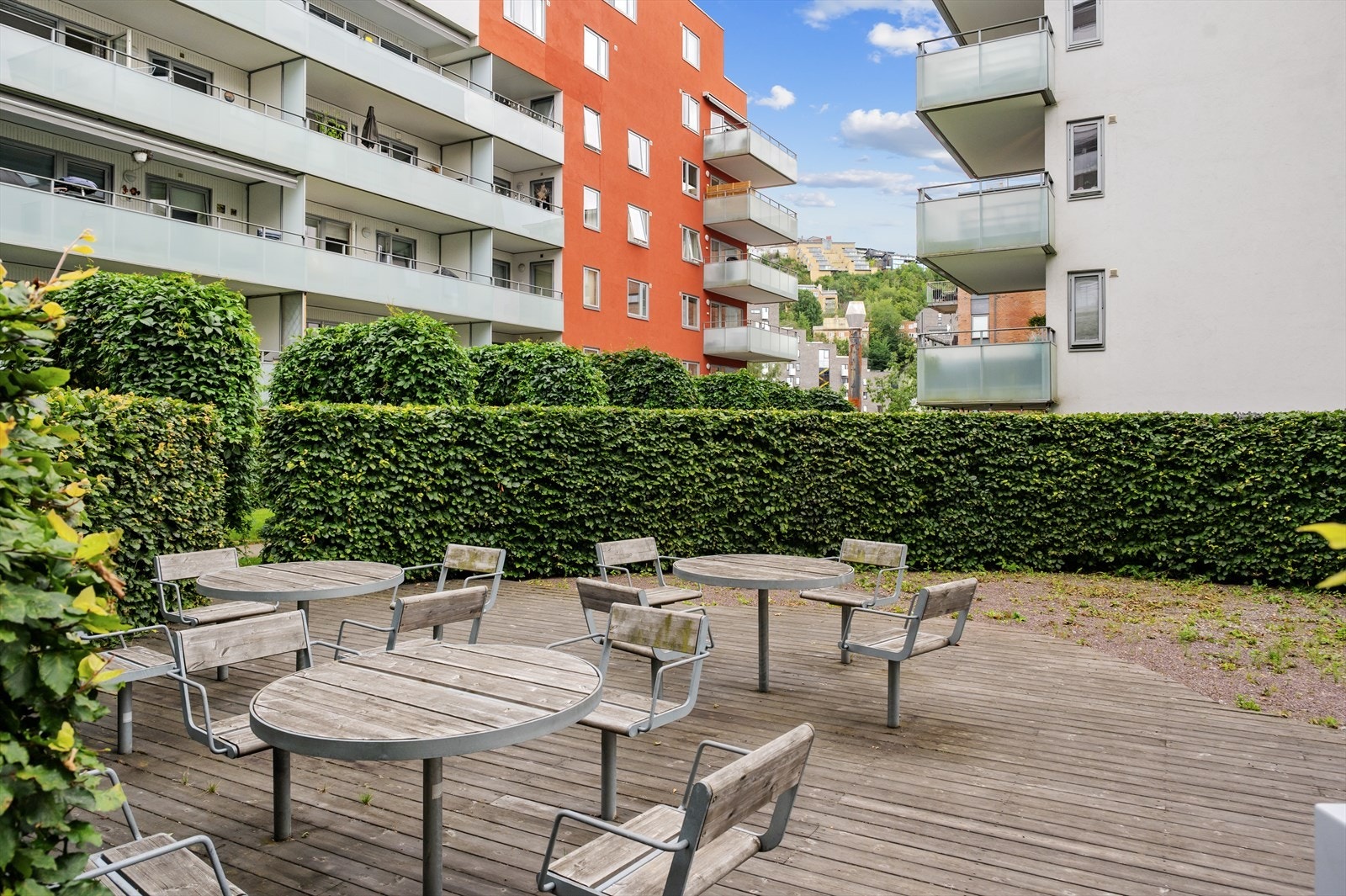 På fellesområdet er det hyggelige sittegrupper til bruk for beboere Galleribilde