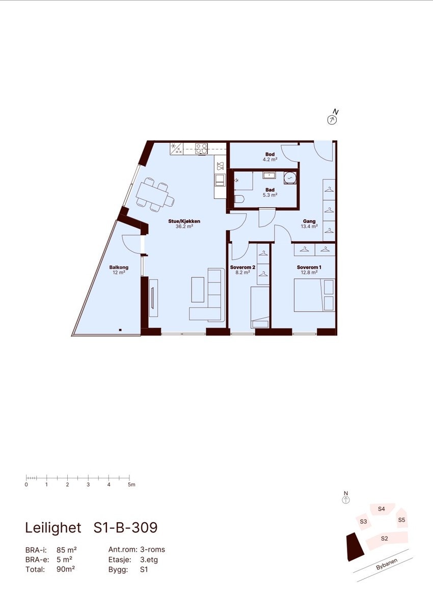 Plantegning 2D Galleribilde