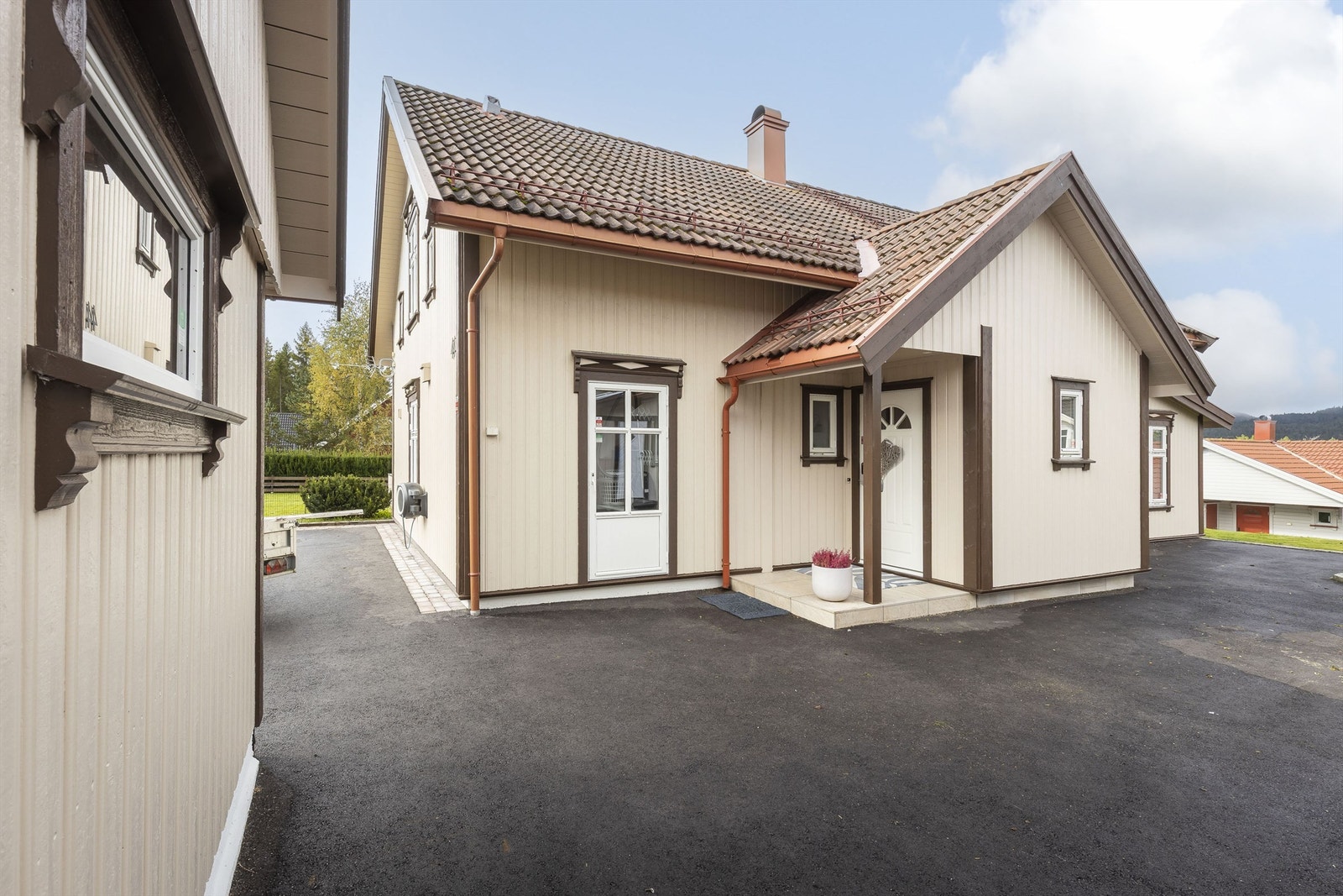 Koselig inngangsparti Galleribilde