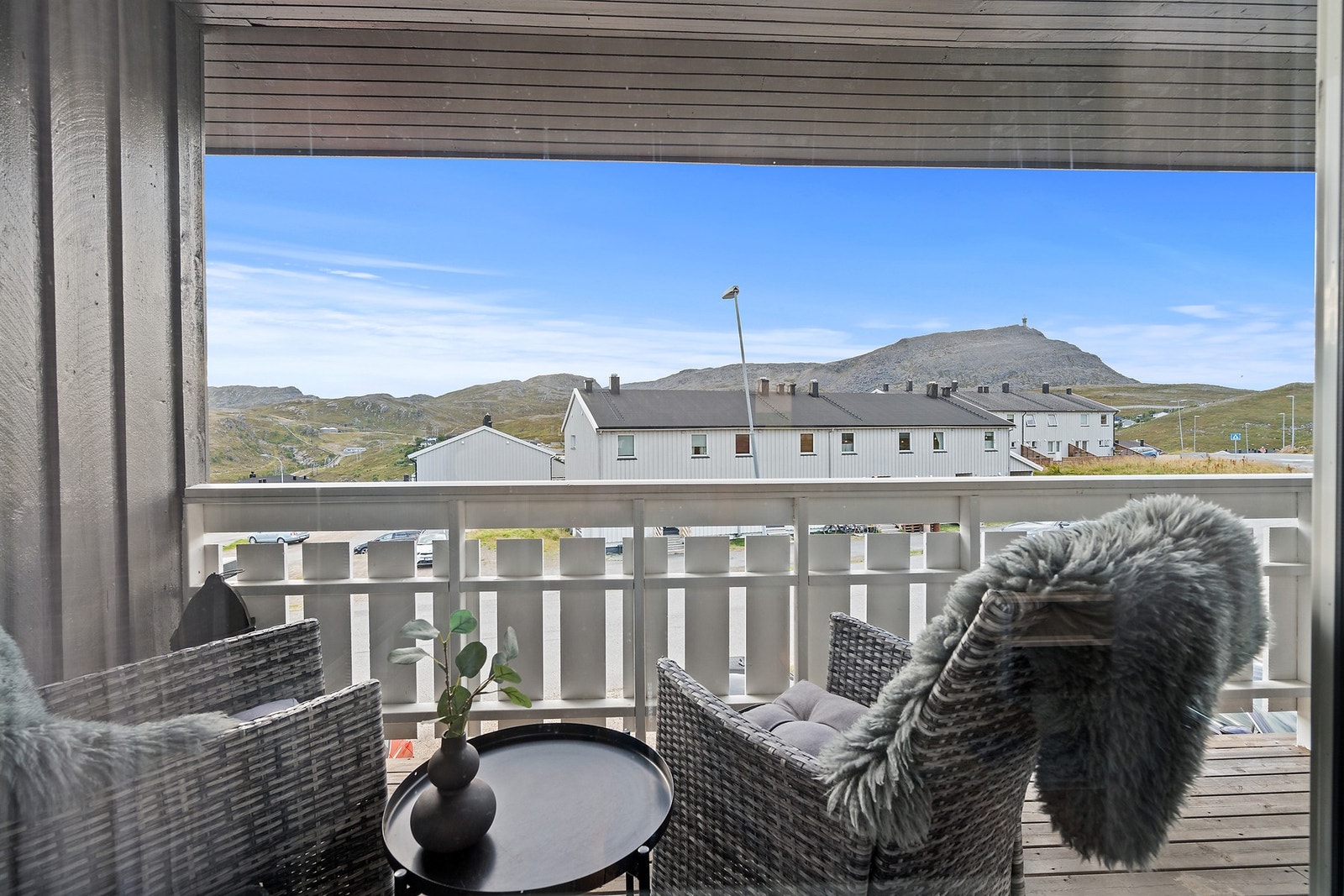 Stuen med utsikt Galleribilde