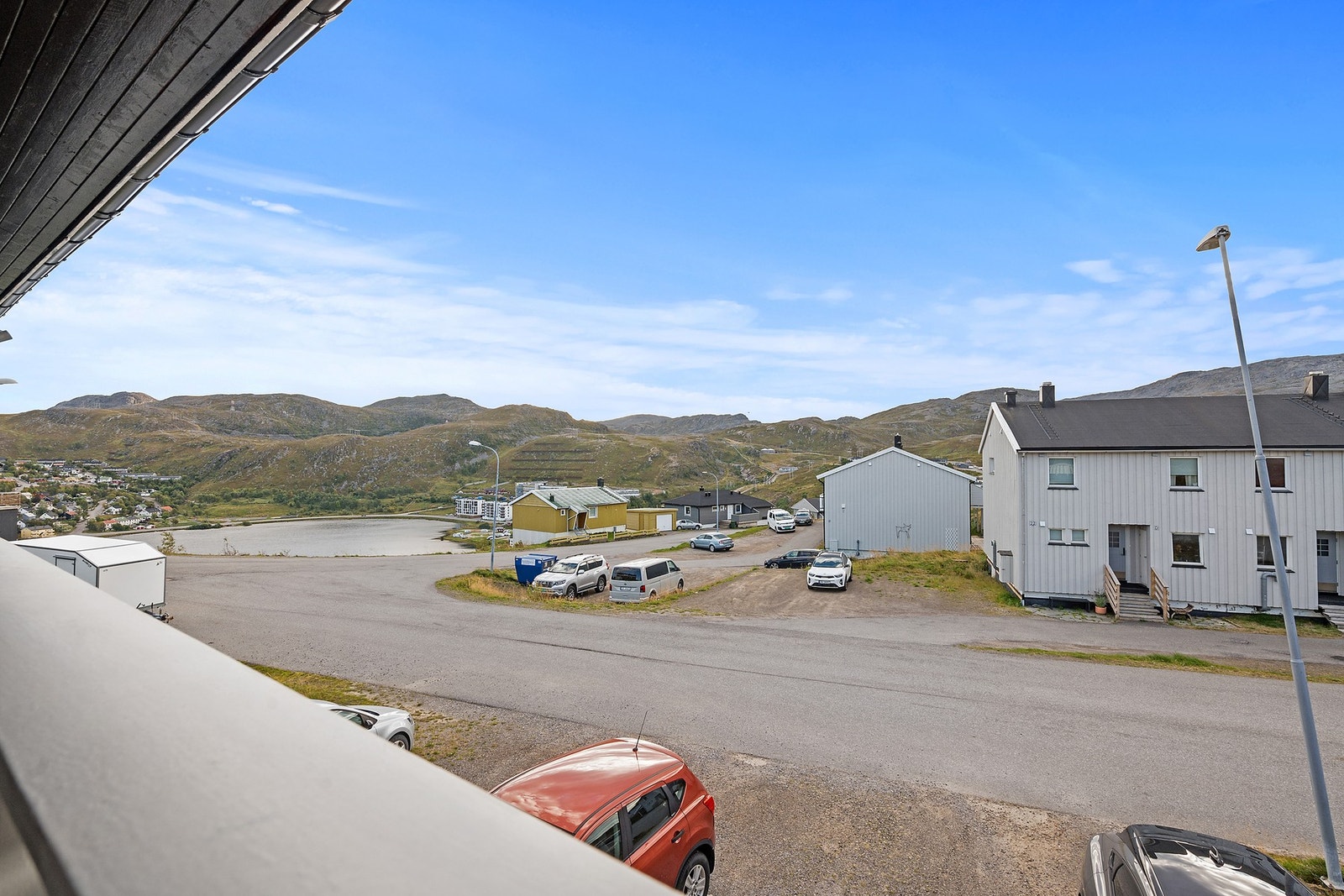 Balkong med utsikt Galleribilde