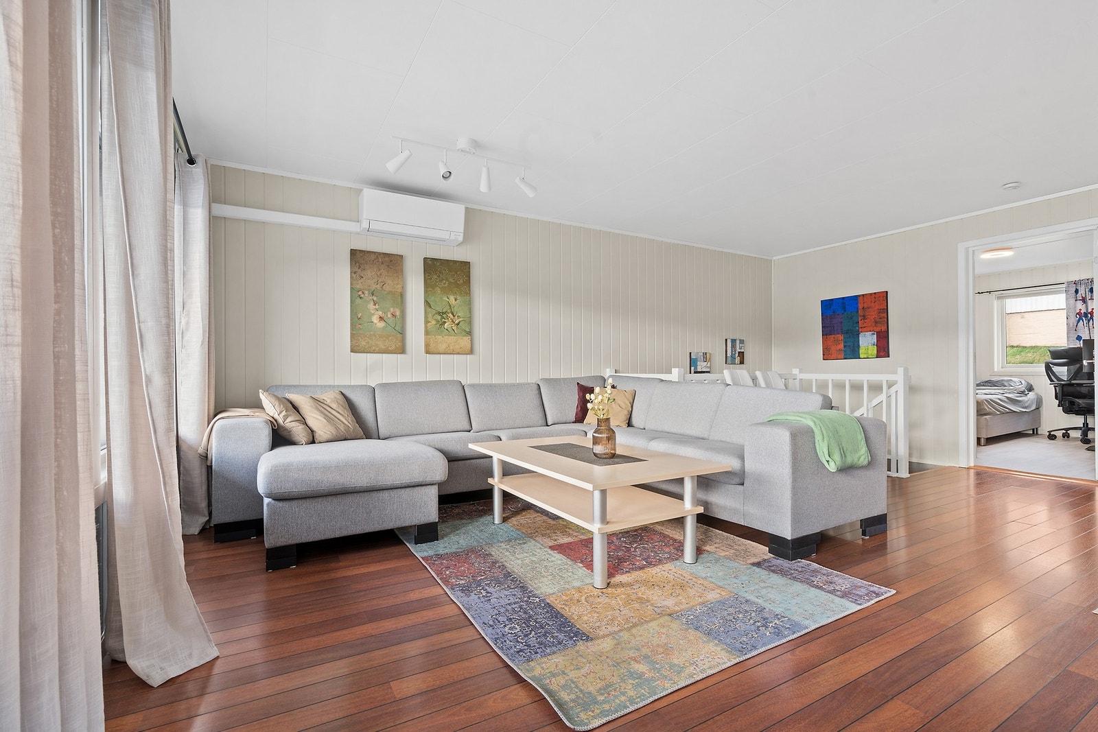 God plass til møblering, her er og varmepumpe montert Galleribilde