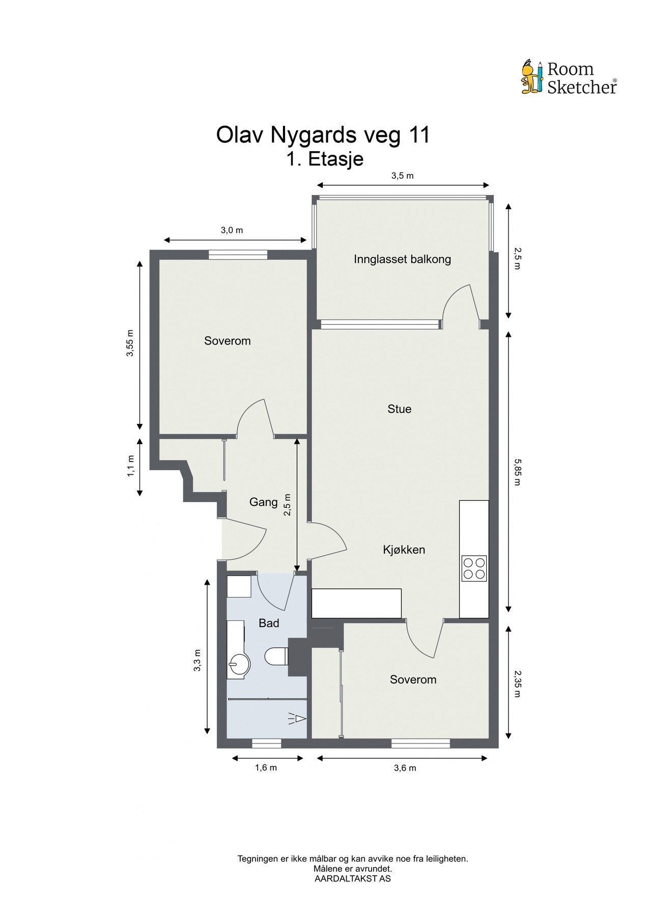 Planskisse. Galleribilde