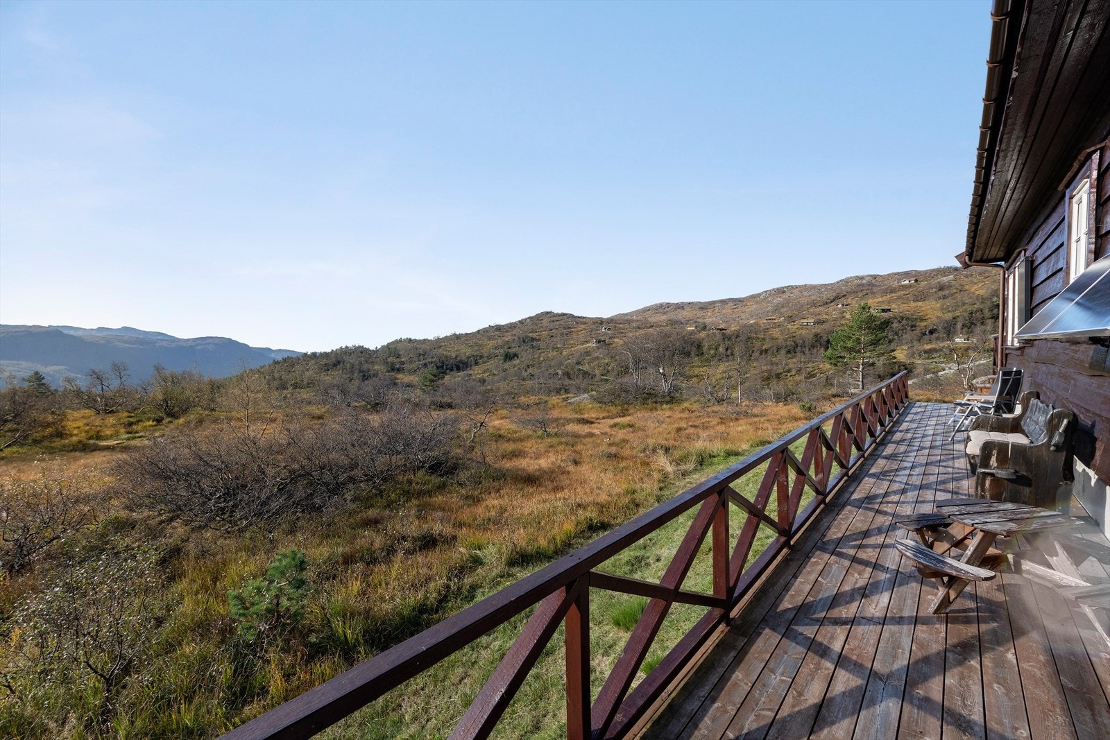 Terrasse med nydelig utsikt Galleribilde