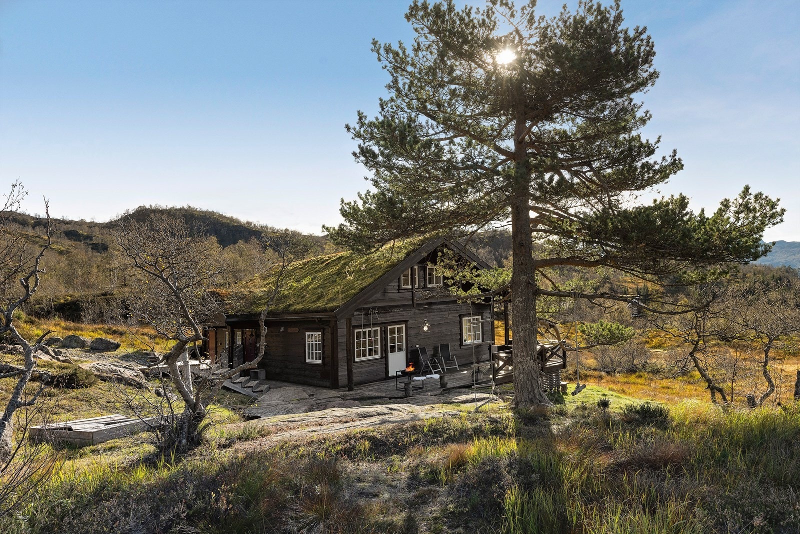 Flott uteområde Galleribilde