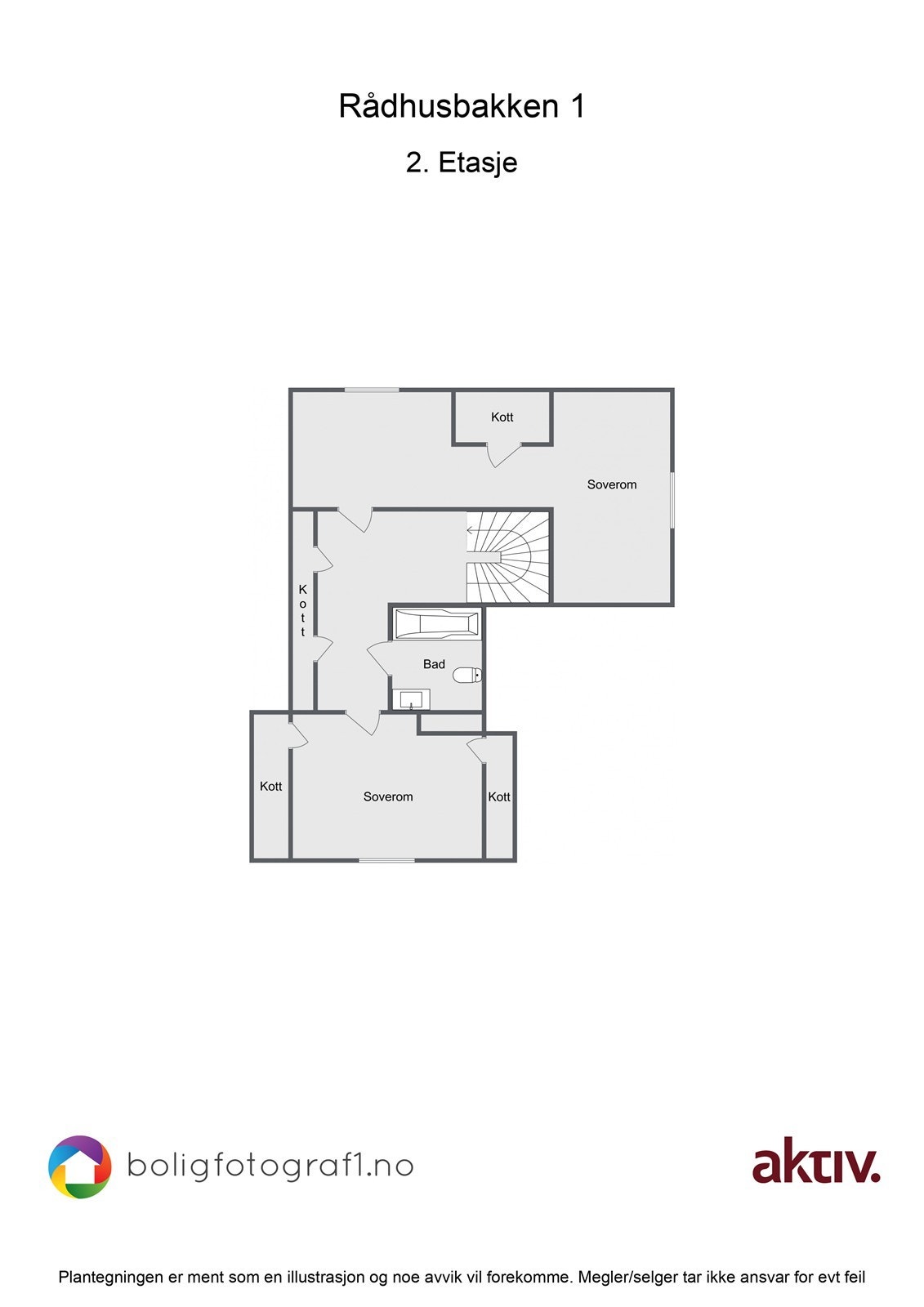 Plantegning 2. etasje Galleribilde